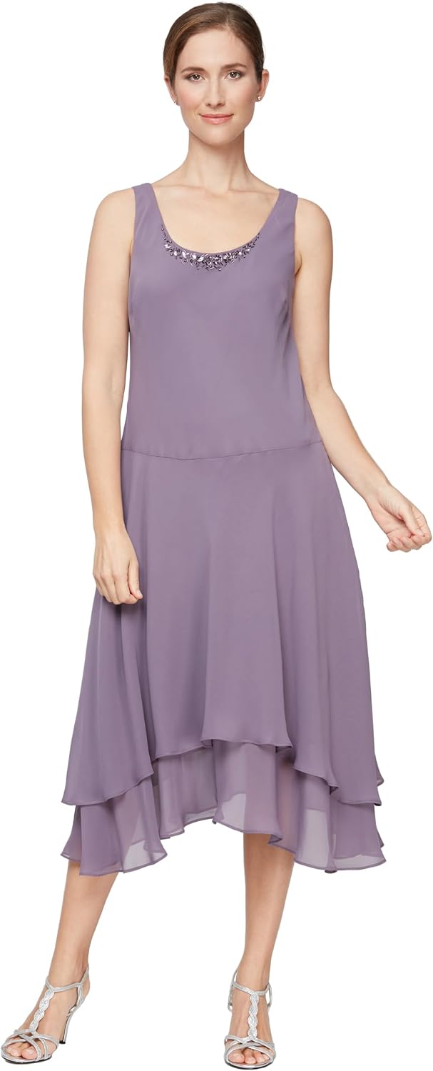 Vestido formal Icy orchid 2 piezas