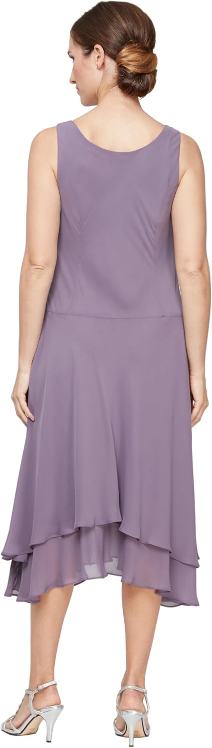 Vestido formal Icy orchid 2 piezas