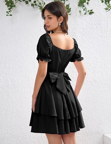 Vestido casual rosado manga corta