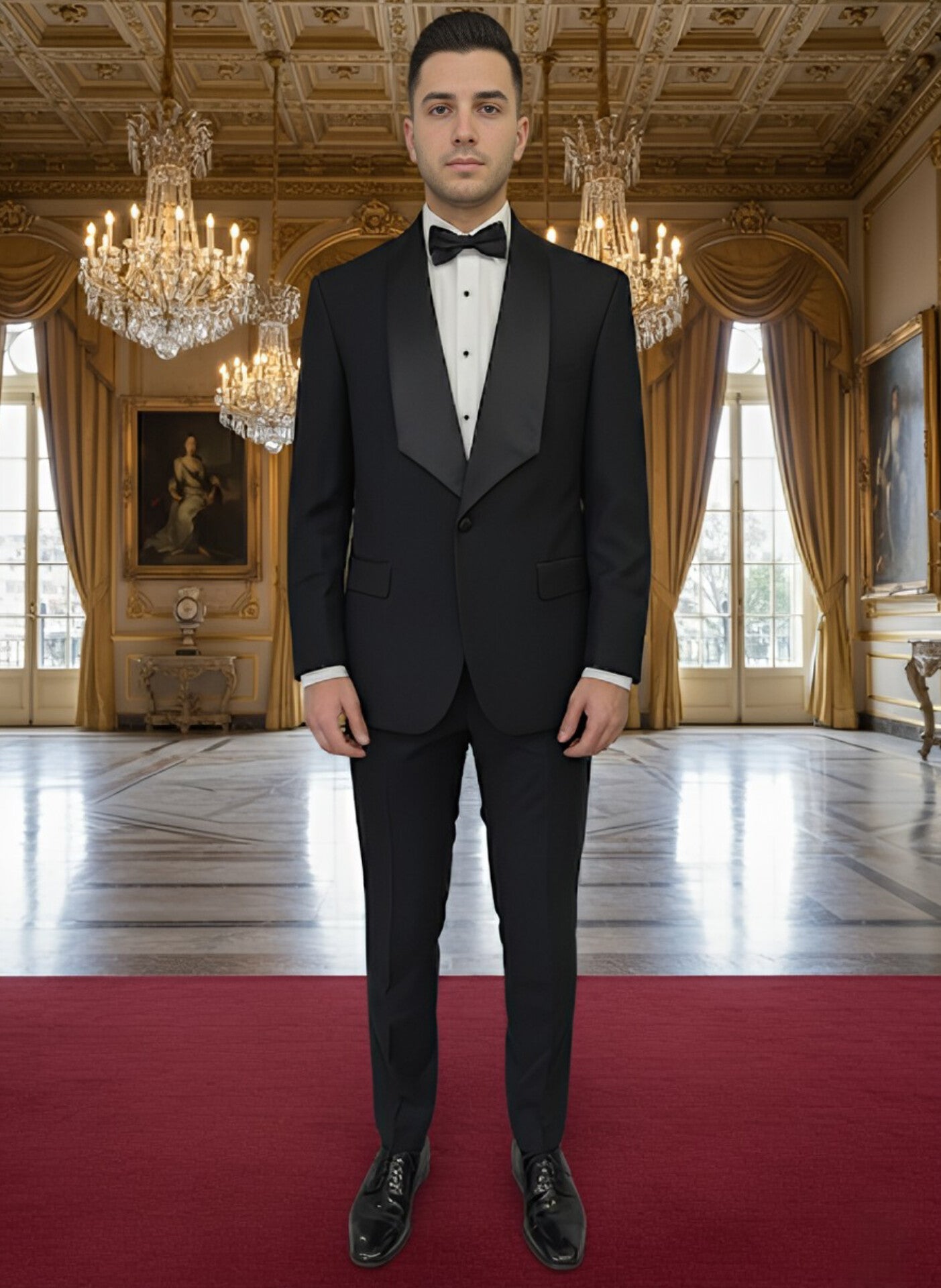 TRAJE NEGRO 2 PIEZAS