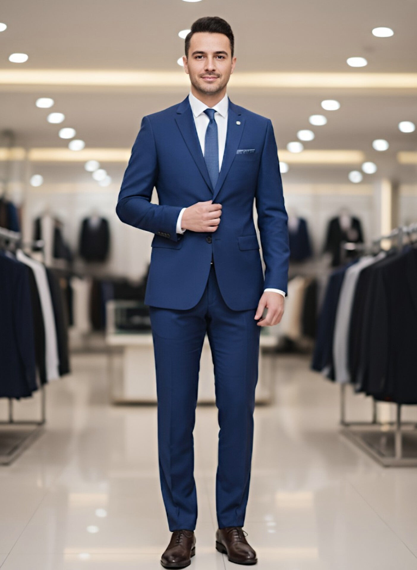 TRAJE AZUL 2 PIEZAS