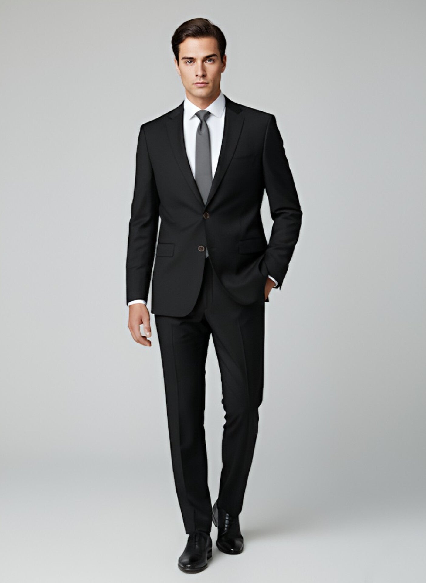 TRAJE NEGRO 2 PIEZAS