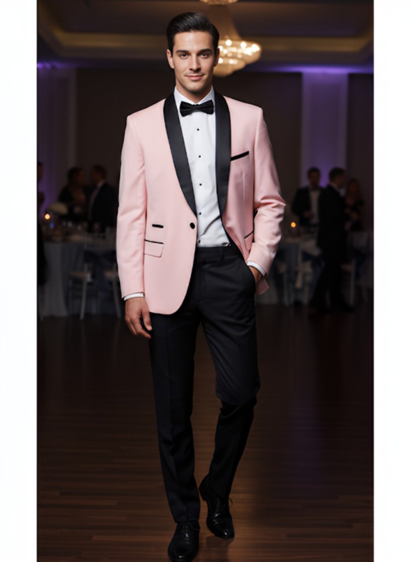 TRAJE ROSADO 3 PIEZAS