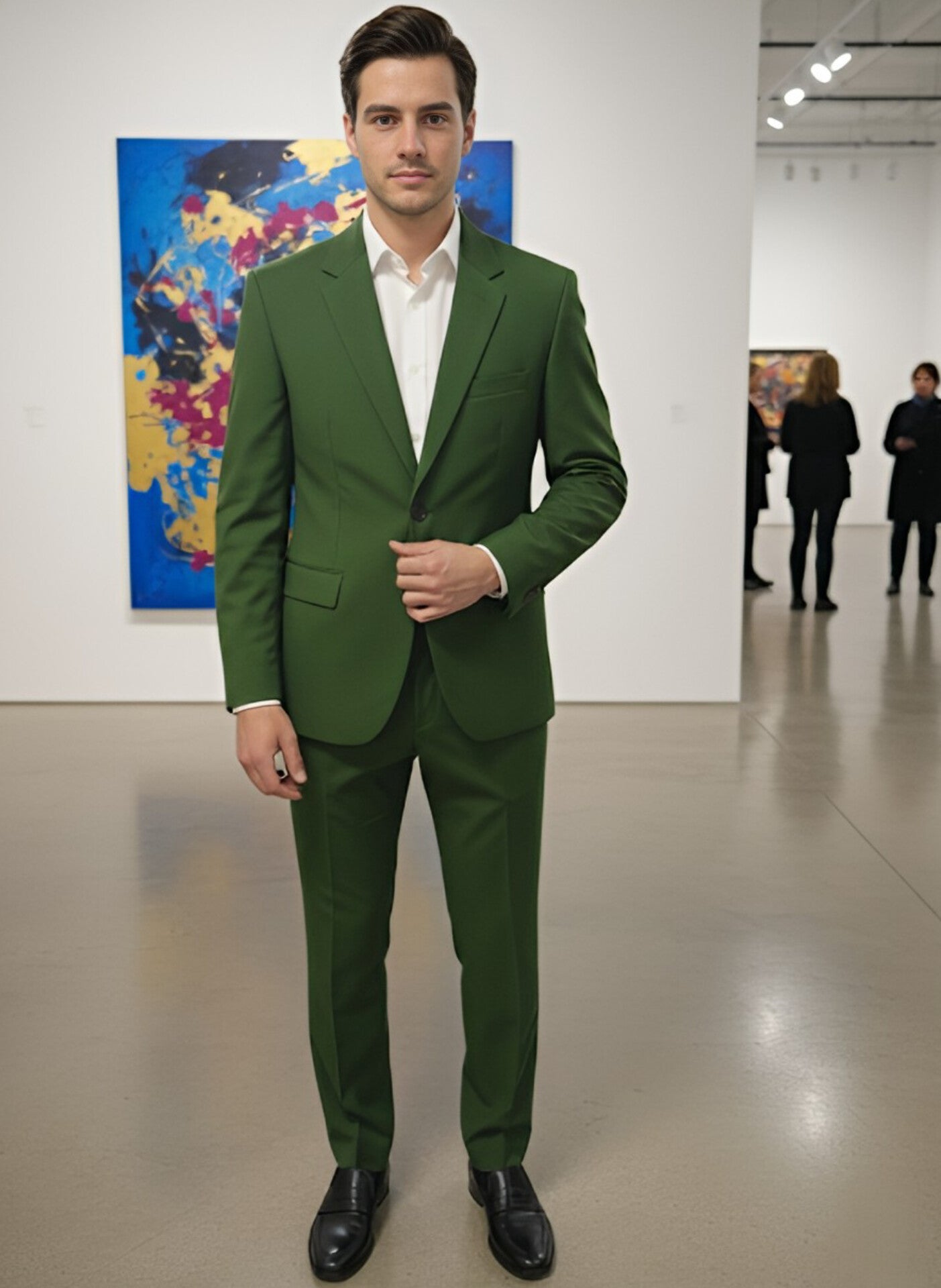 TRAJE VERDE 2 PIEZAS