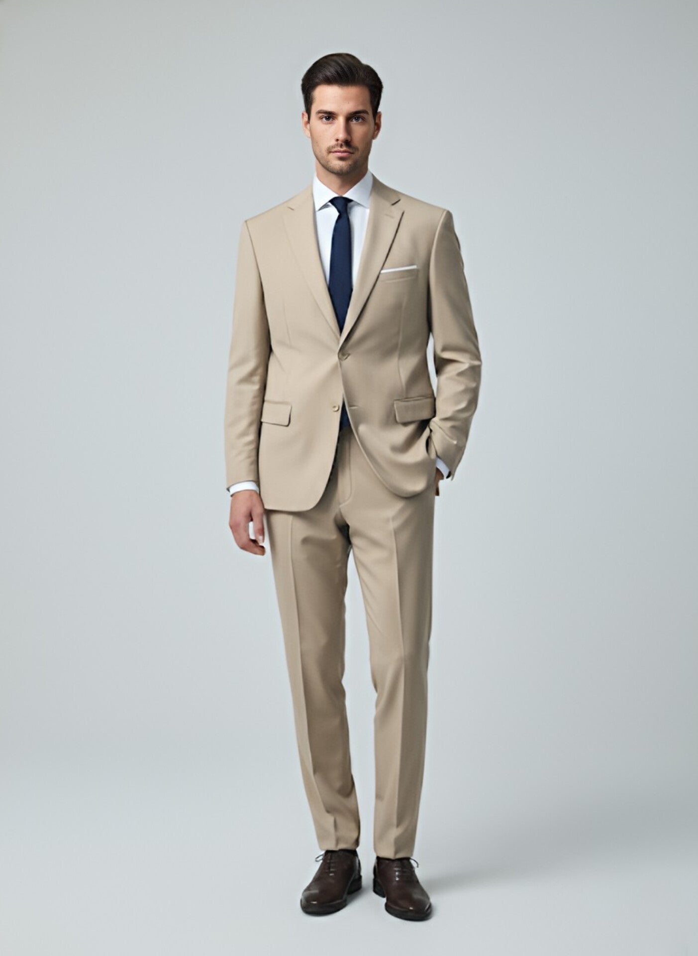 TRAJE BEIGE 2 PIEZAS