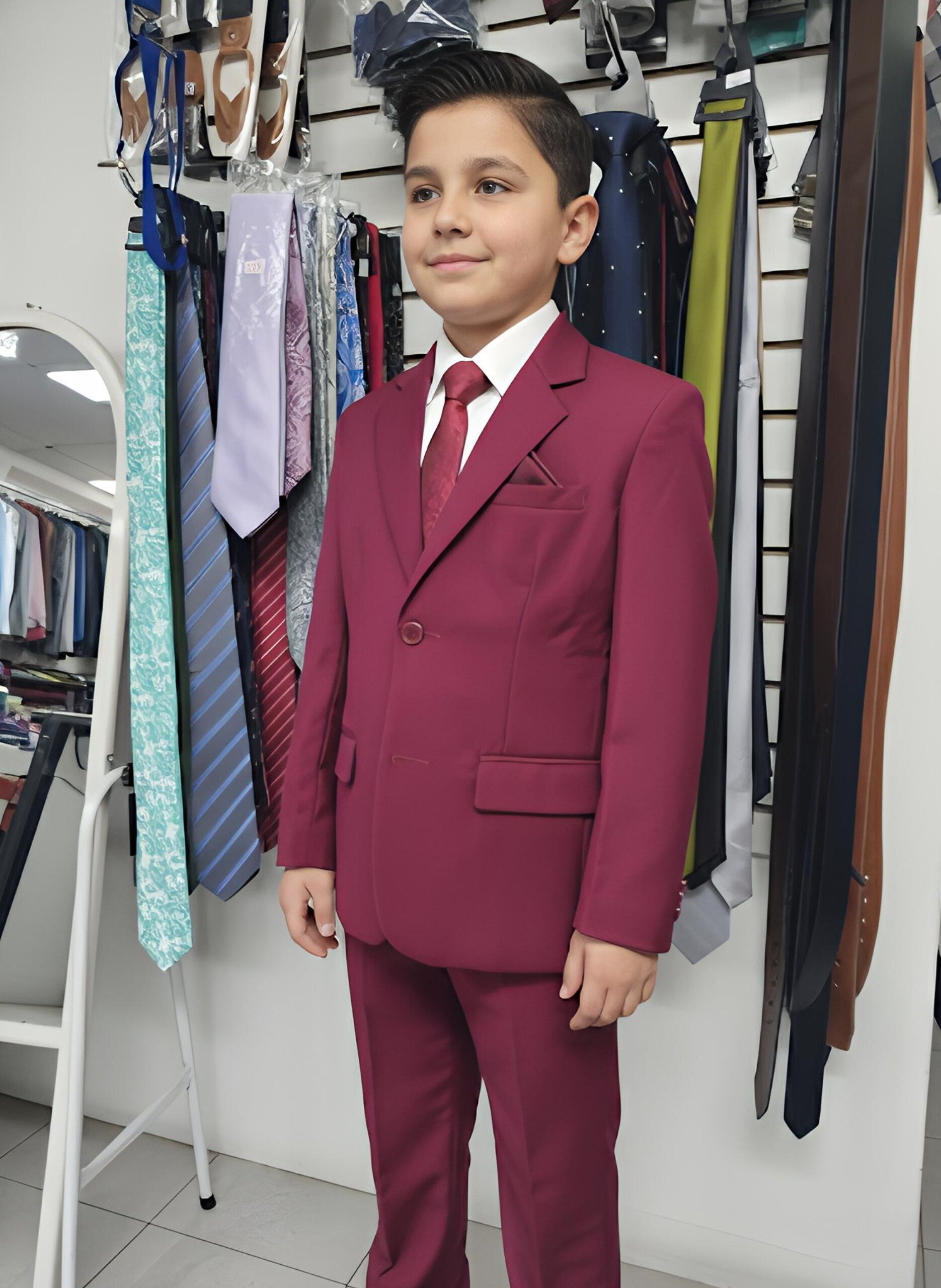 TRAJE DE NIÑO TALLA 7 y 8