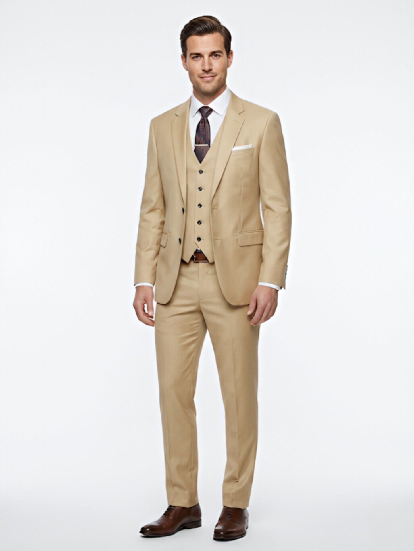 TRAJE BEIGE 2 PIEZAS