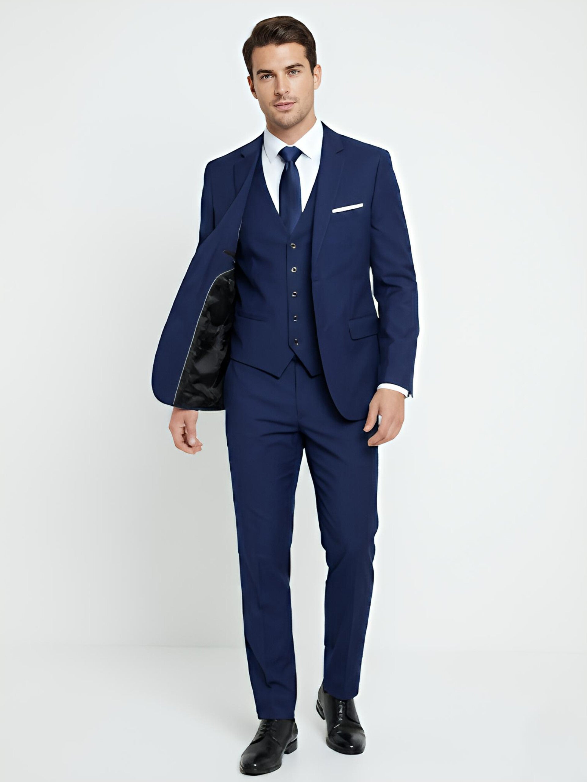 TRAJE AZUL 3 PIEZAS XS