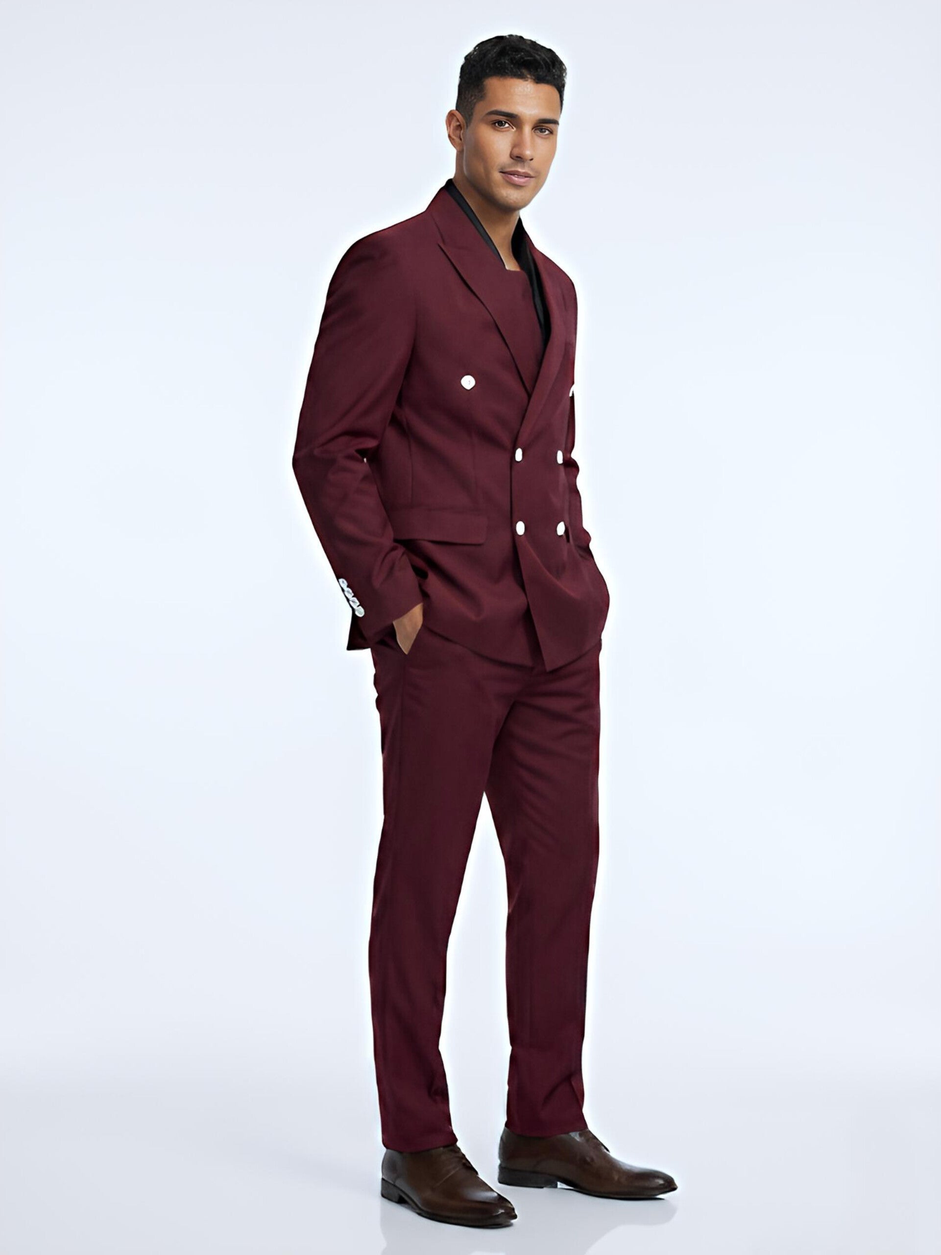 TRAJE VINO 2 PIEZAS XS