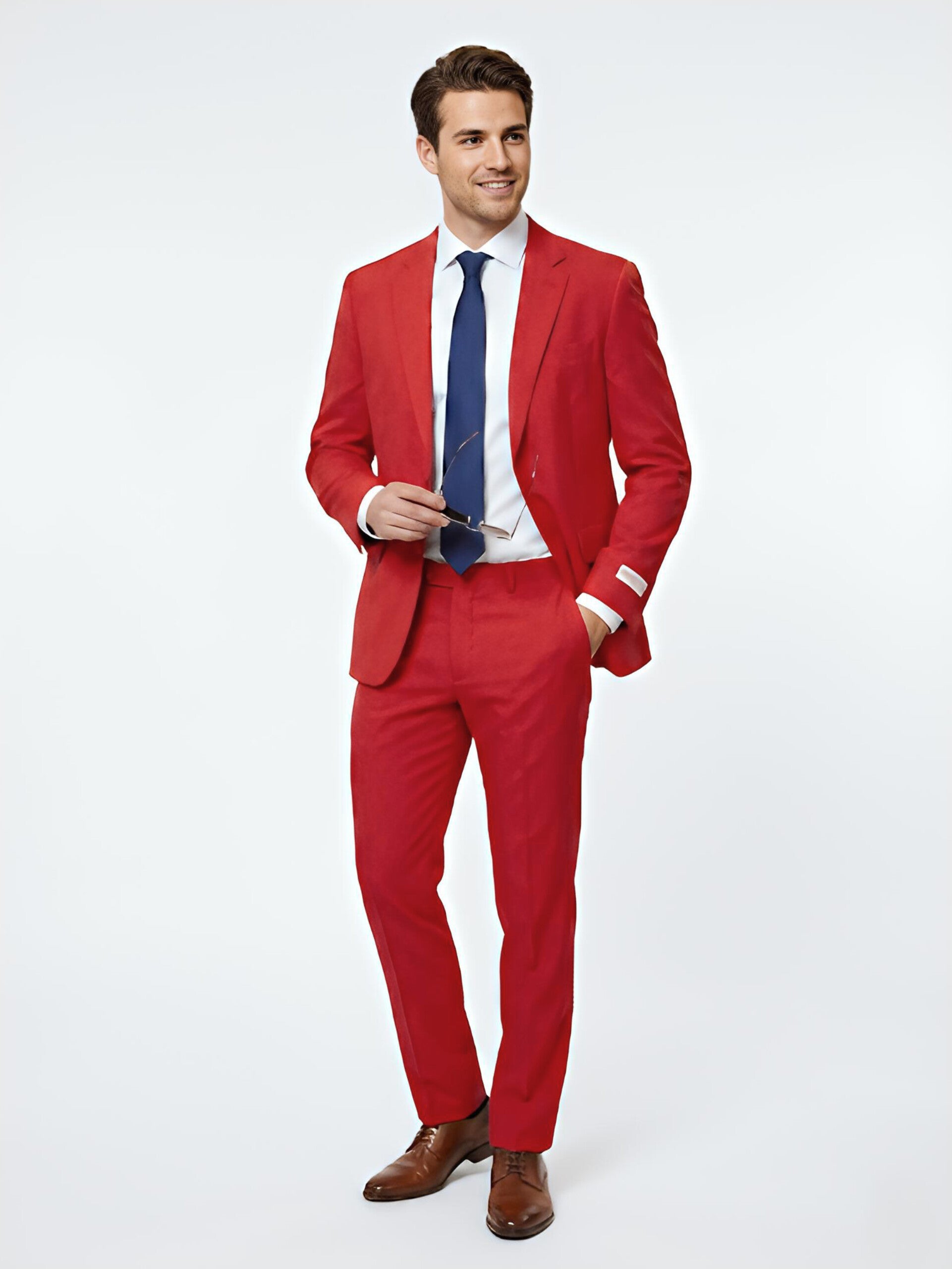 TRAJE ROJO 2 PIEZAS M