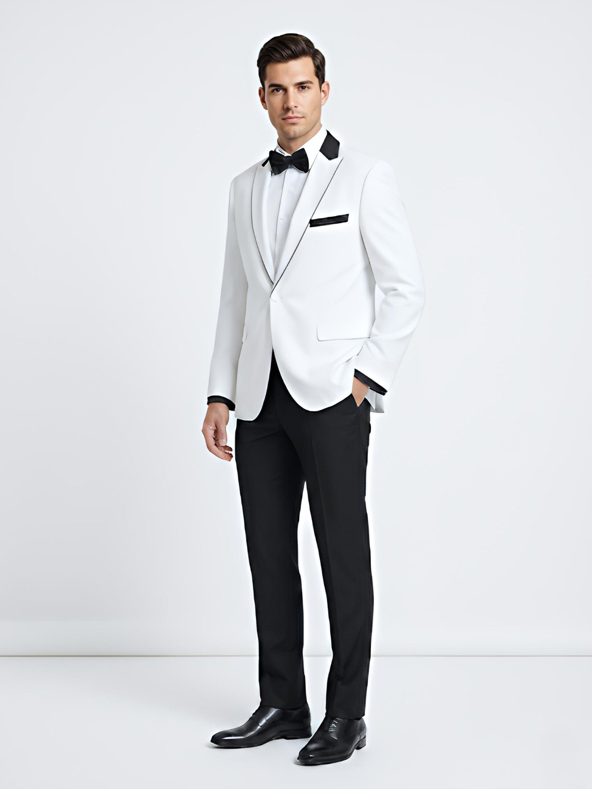 TRAJE BLANCO 2 PIEZAS XL