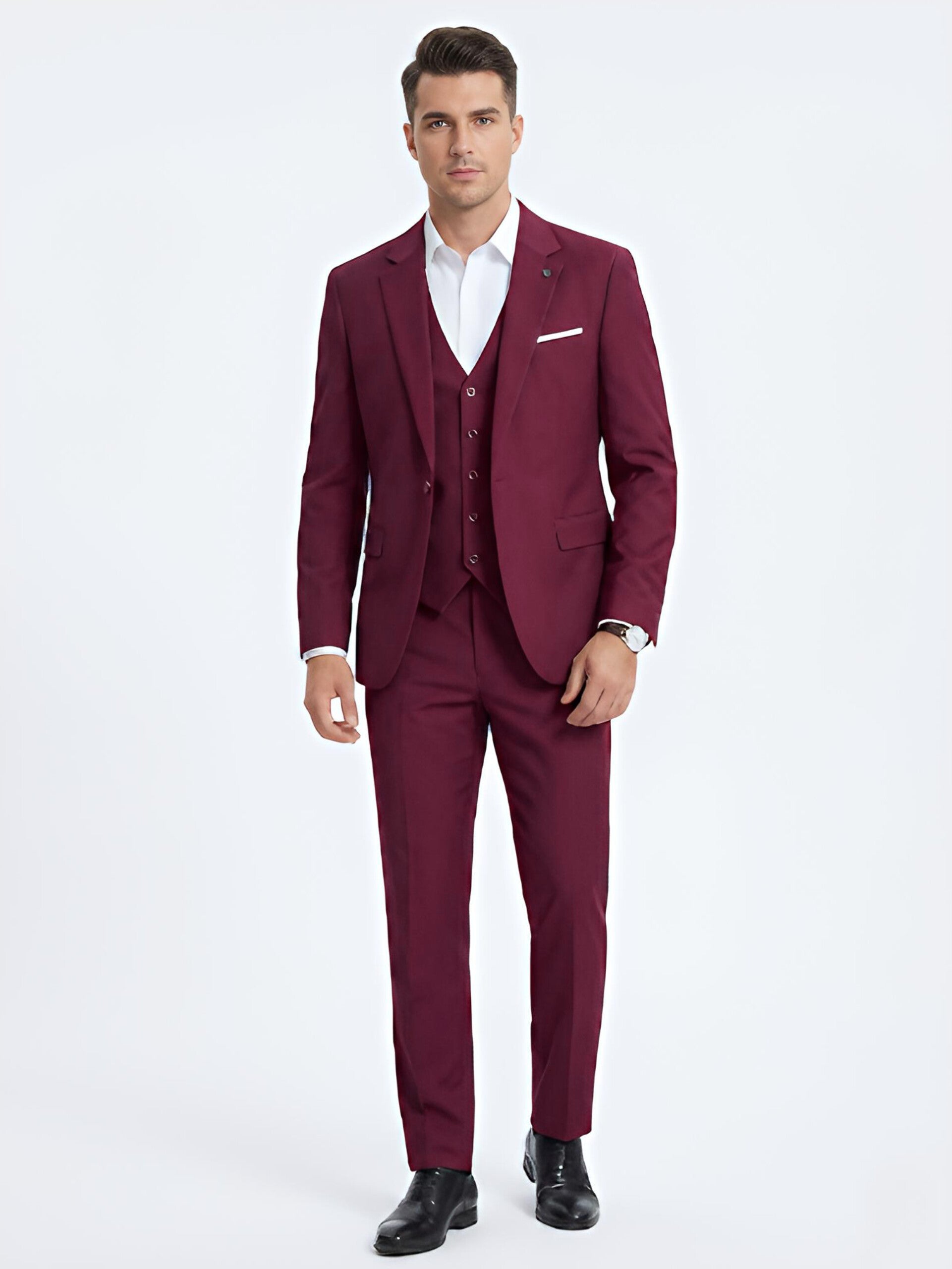 TRAJE VINO 3 PIEZAS S
