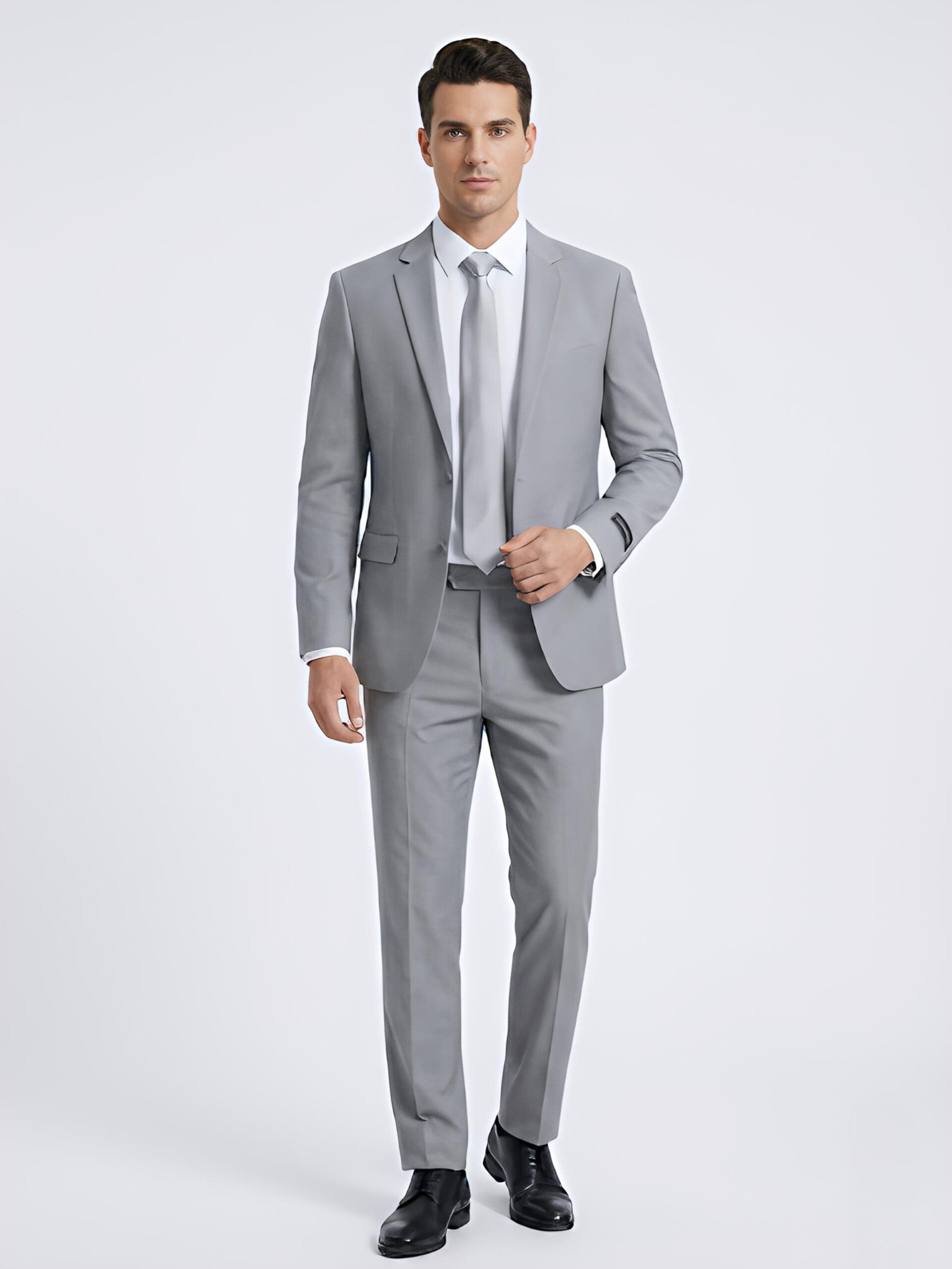 TRAJE GRIS 2 PIEZAS M
