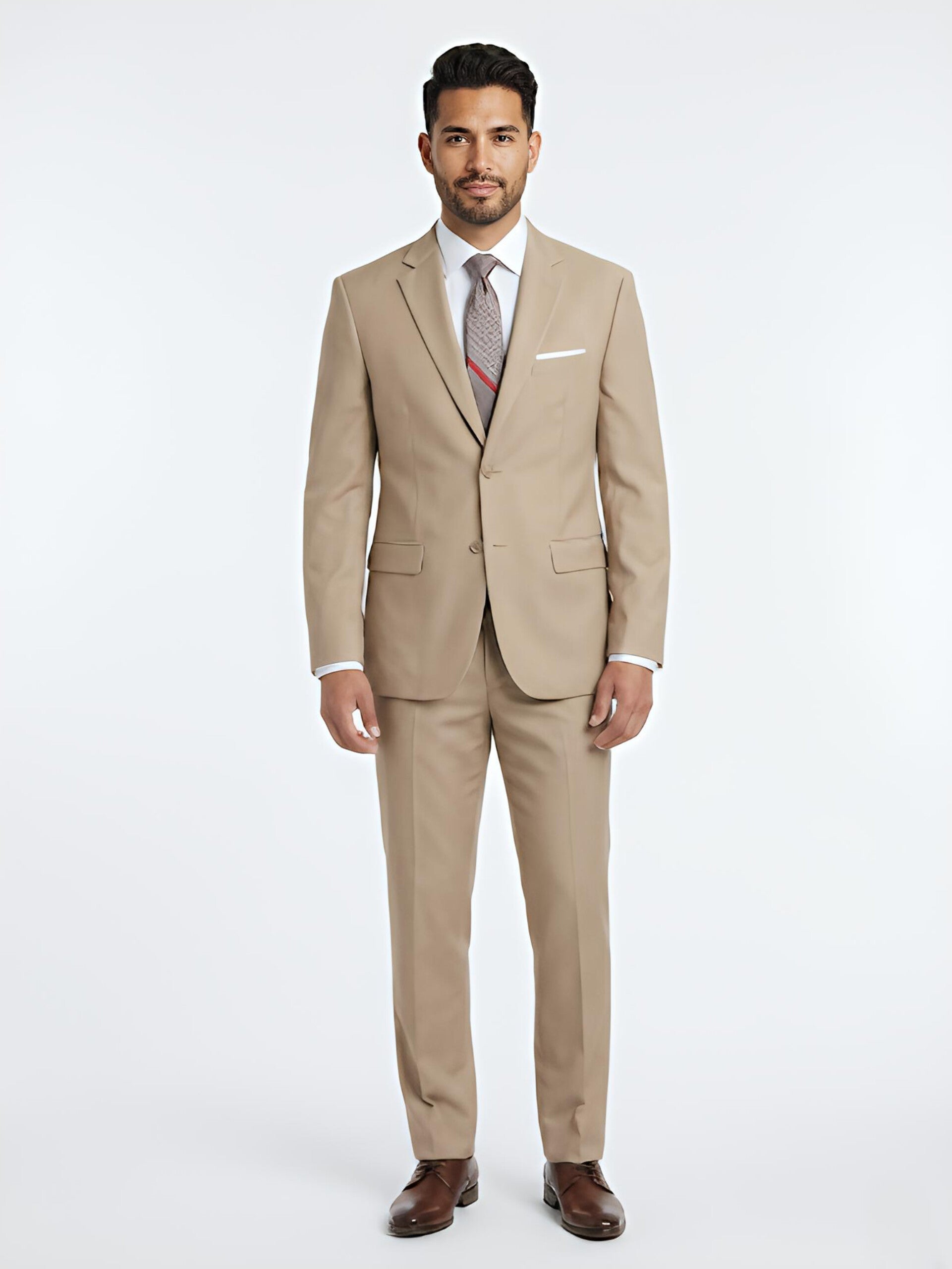 TRAJE BEIGE 2 PIEZAS S