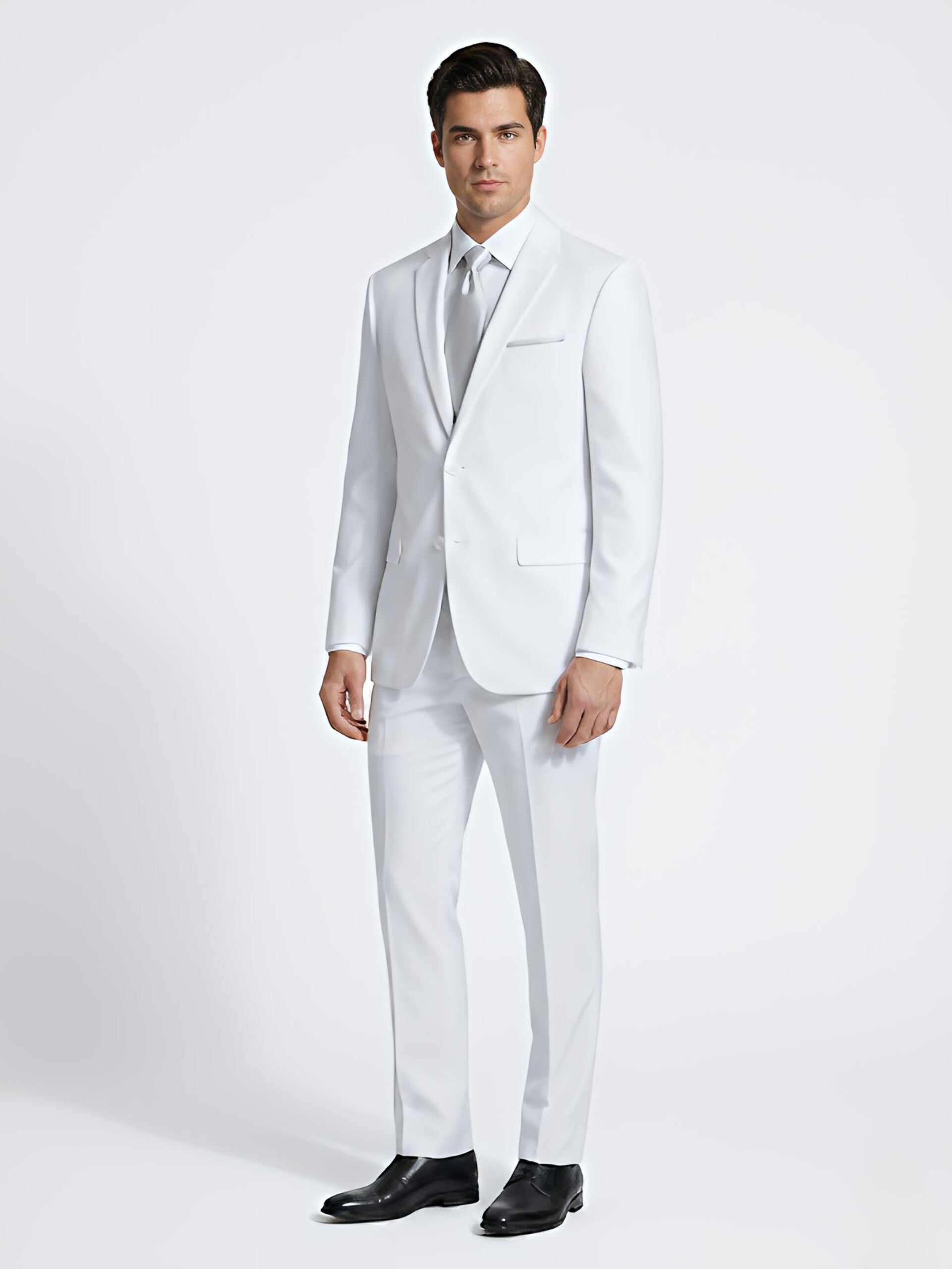 TRAJE BLANCO 2 PIEZAS