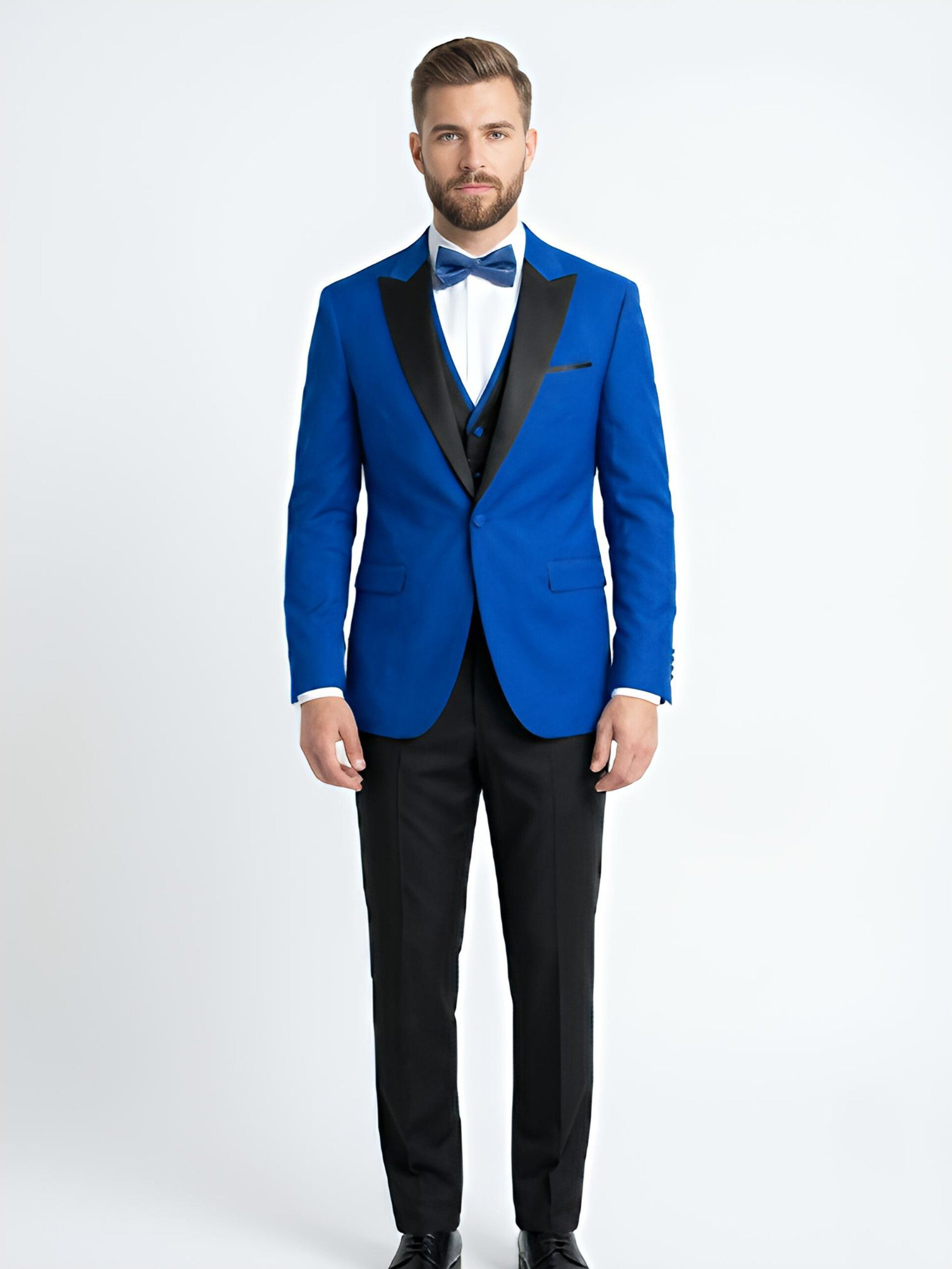 TRAJE AZUL 3 PIEZAS 2XL
