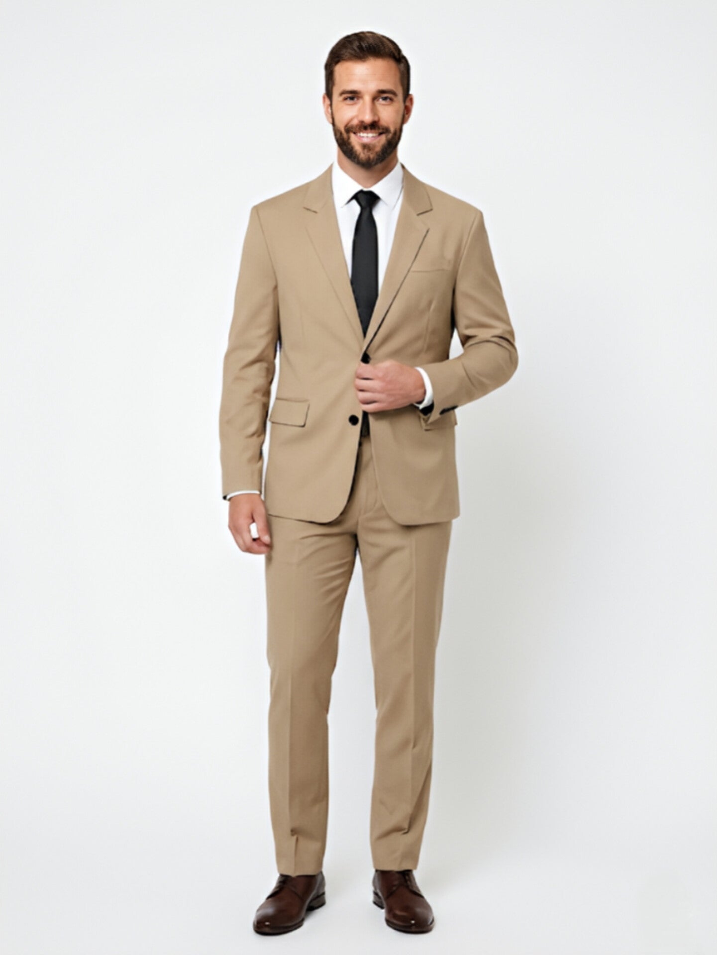 TRAJE BEIGE 2 PIEZAS M