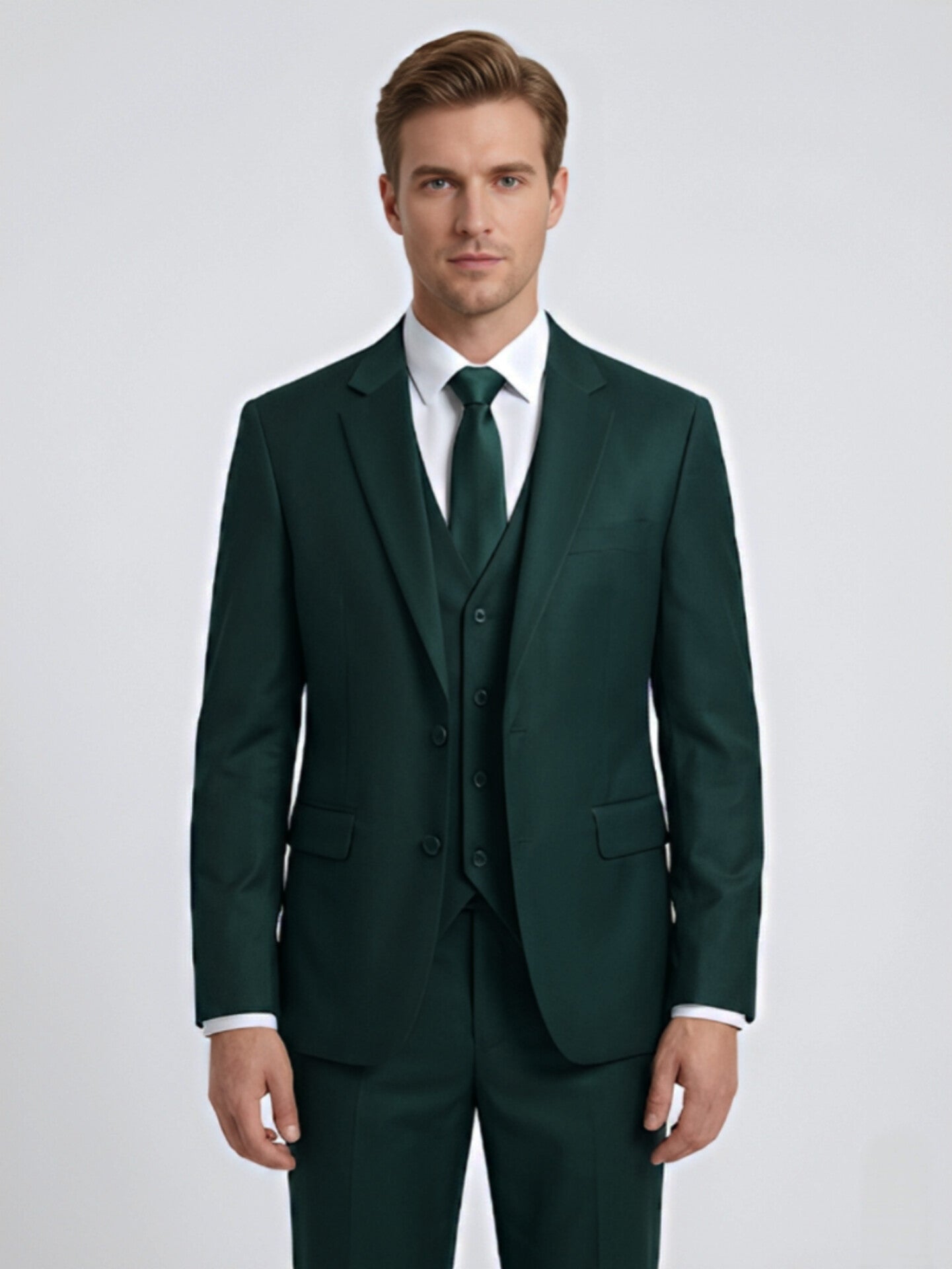 TRAJE VERDE 3 PIEZAS M