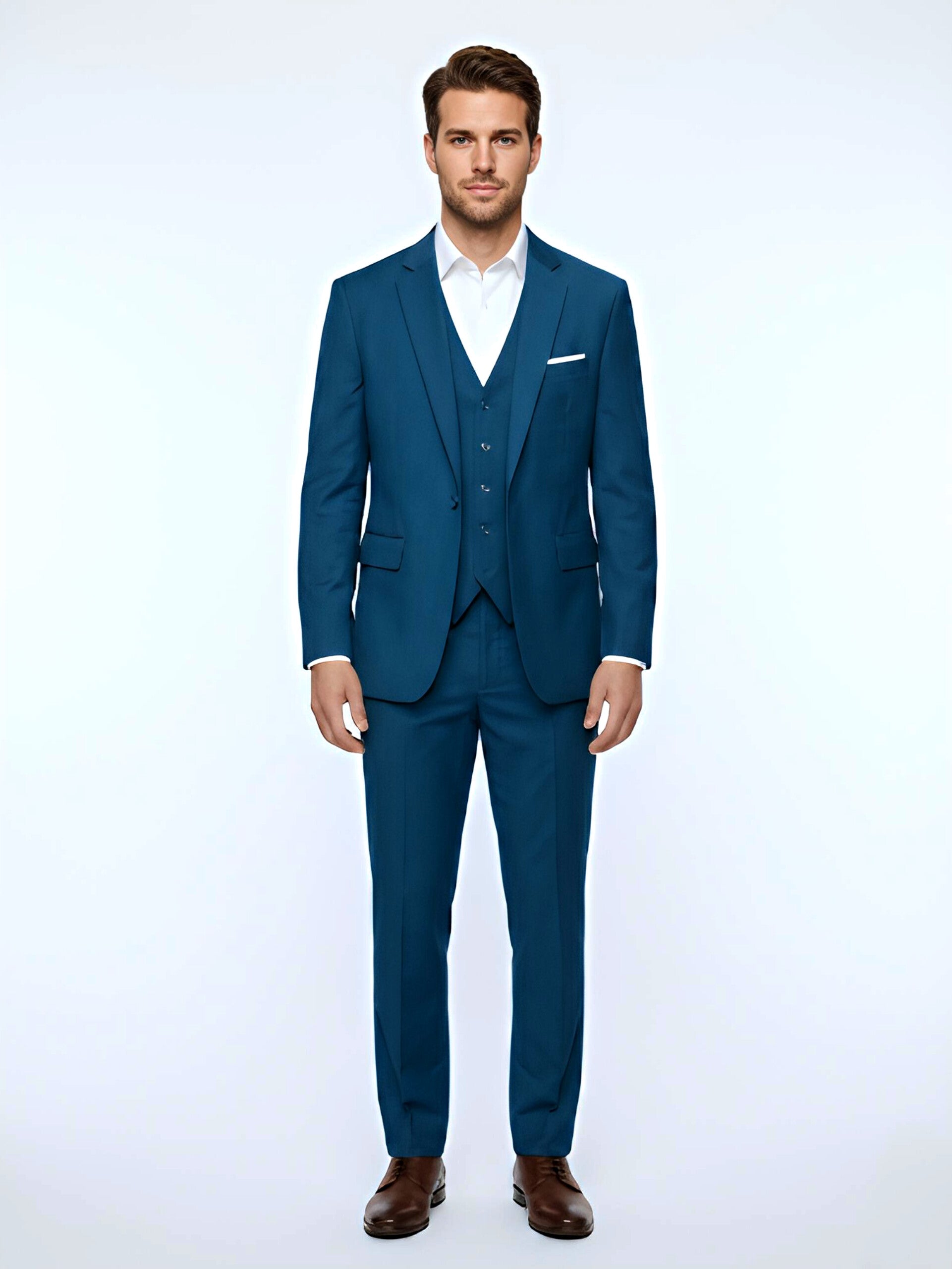 TRAJE TURQUESA 3 PIEZAS M