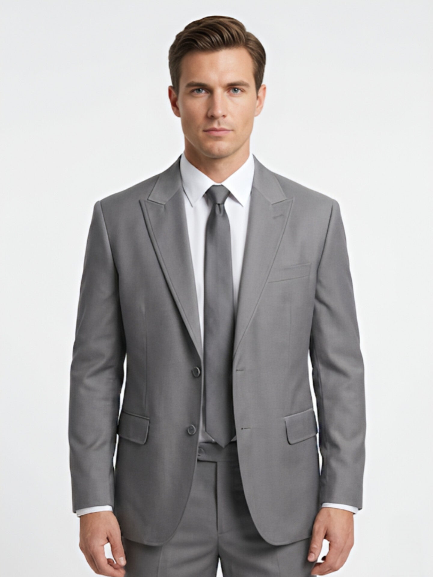 TRAJE GRIS 2 PIEZAS 2XL