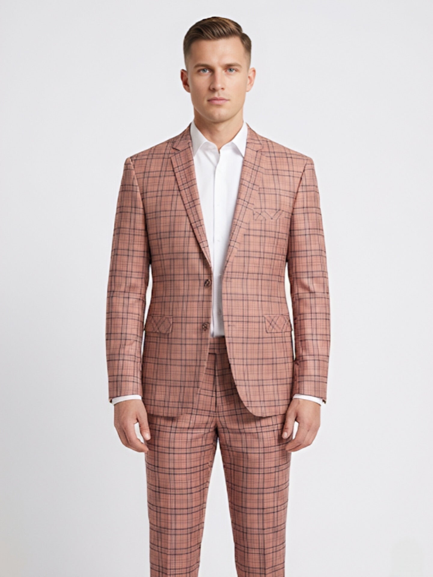 TRAJE DE CUADROS 2 PIEZAS XL