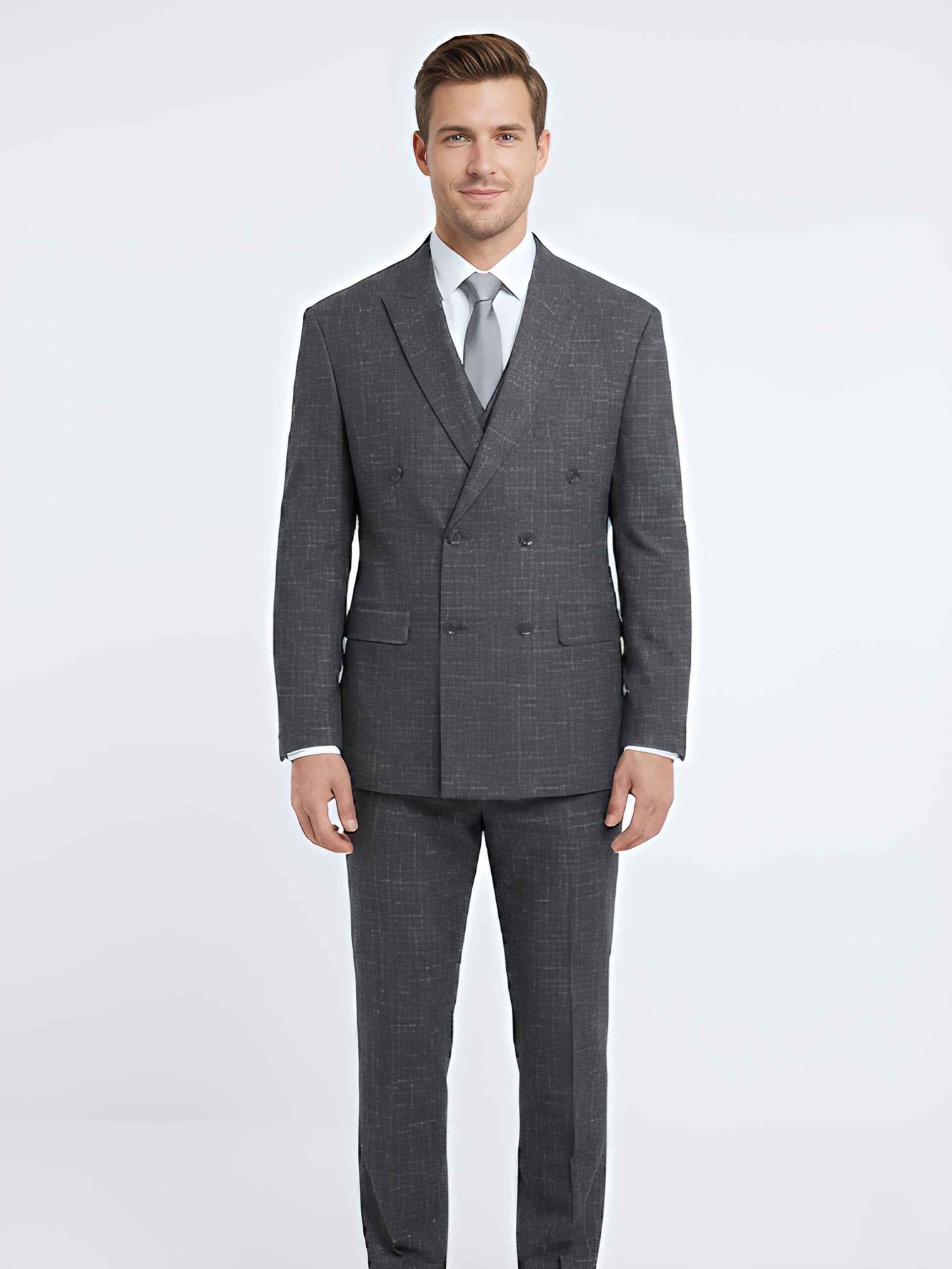 TRAJE GRIS 2 PIEZAS 2XL