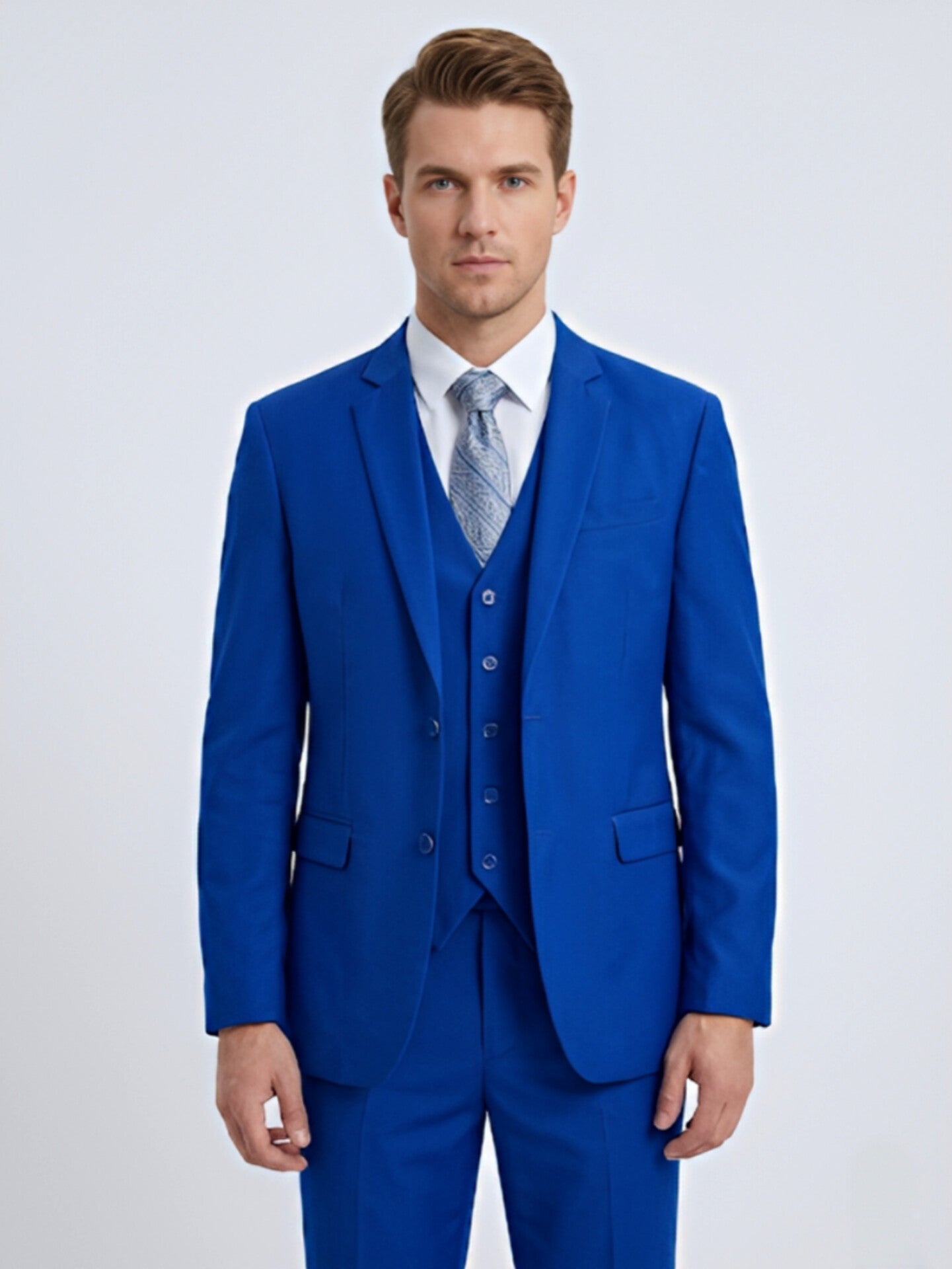 TRAJE AZUL 3 PIEZAS 2XL