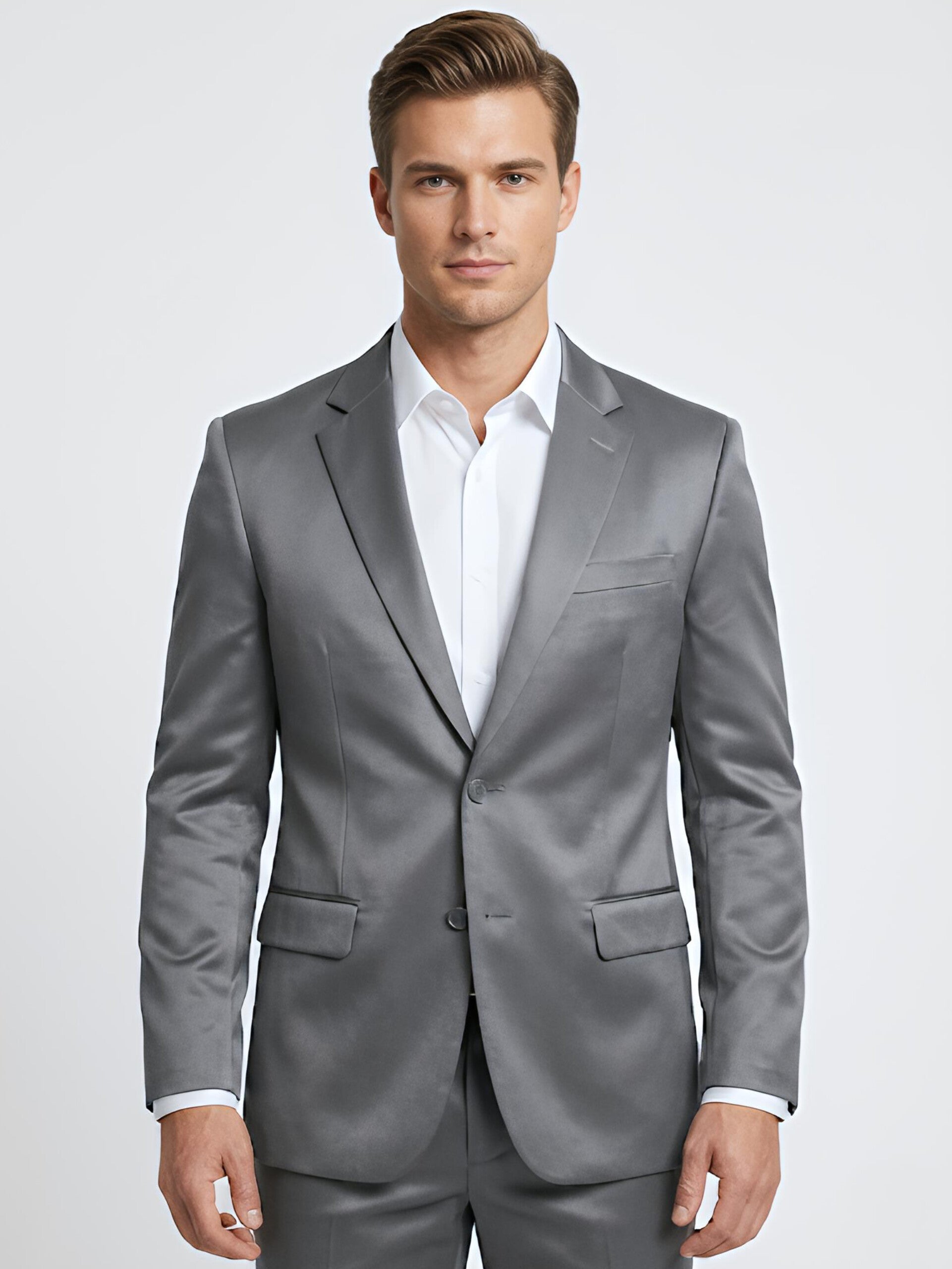 TRAJE GRIS 2 PIEZAS M