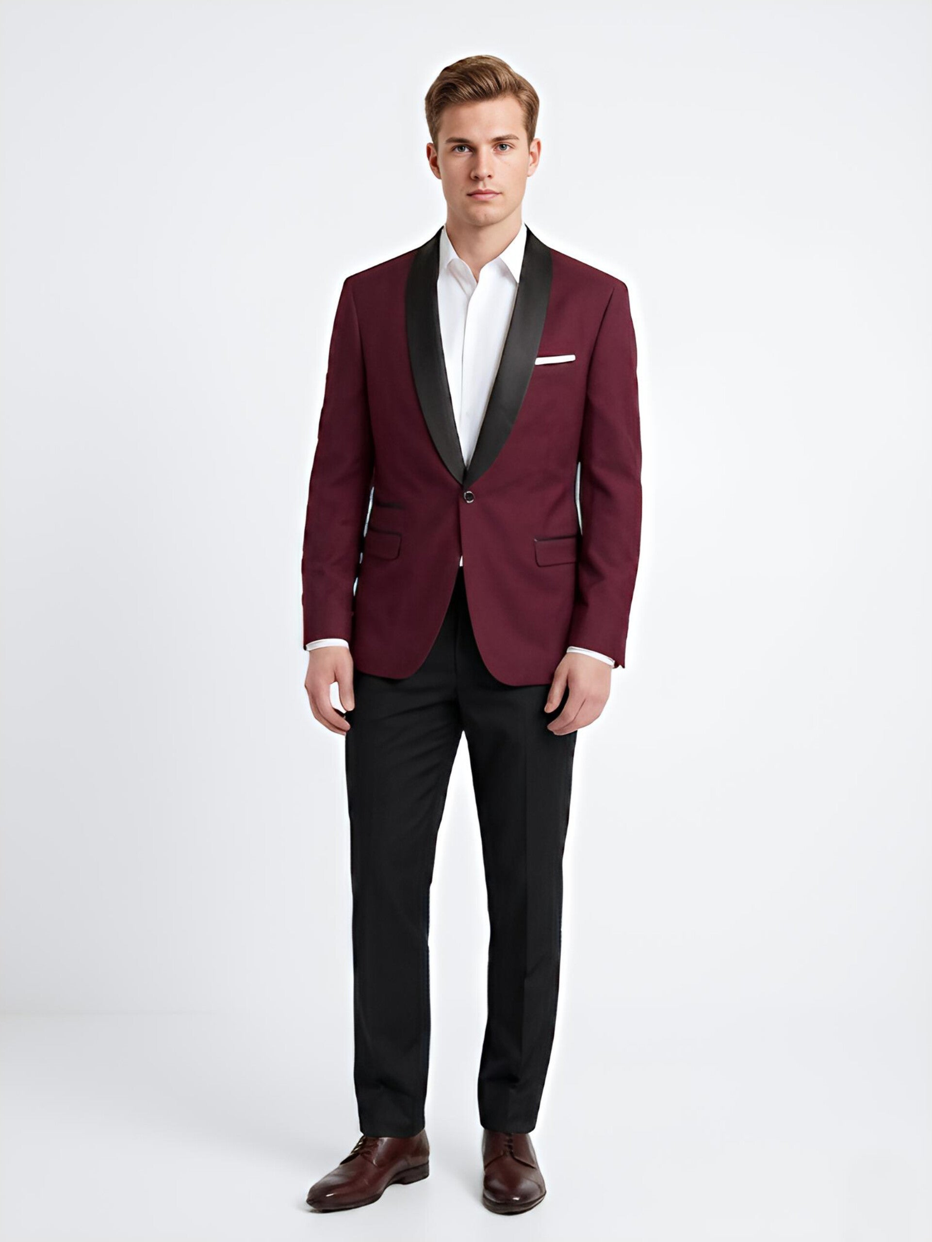 TRAJE  VINO 2 PIEZAS 2XL