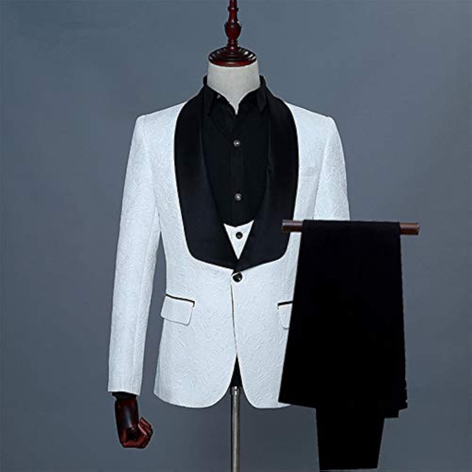 TRAJE SMOKING BLANCO