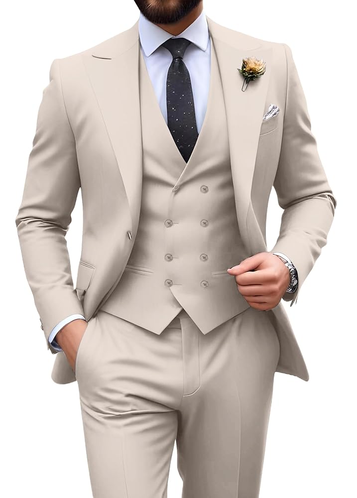 TRAJE BEIGE 2 PIEZAS