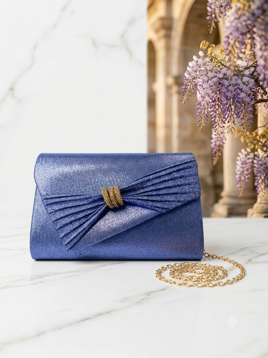 Cartera fiesta detalles escarcha
