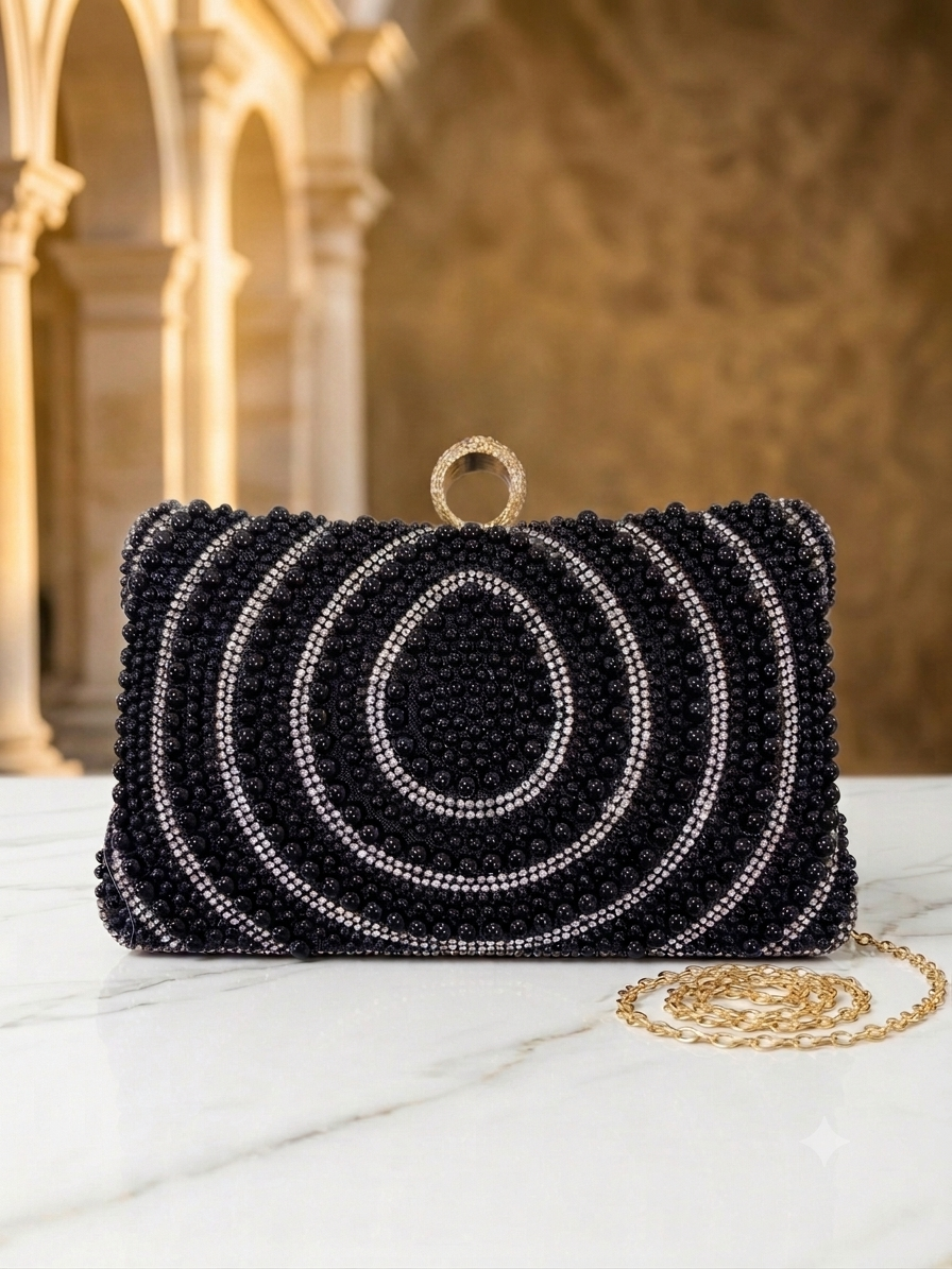 Cartera perlas