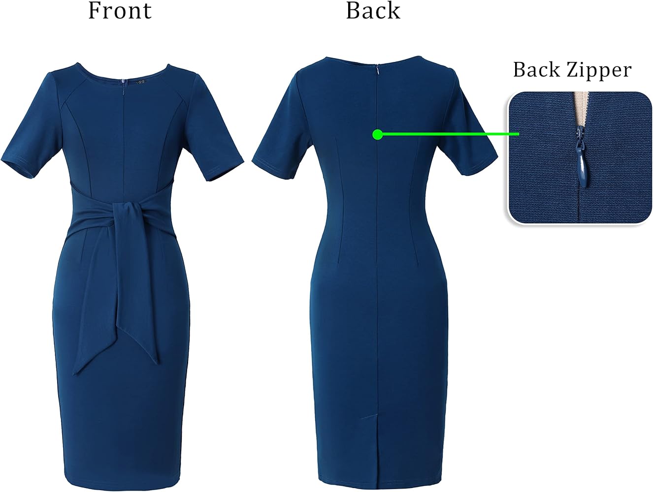 Vestido turquesa formal midi