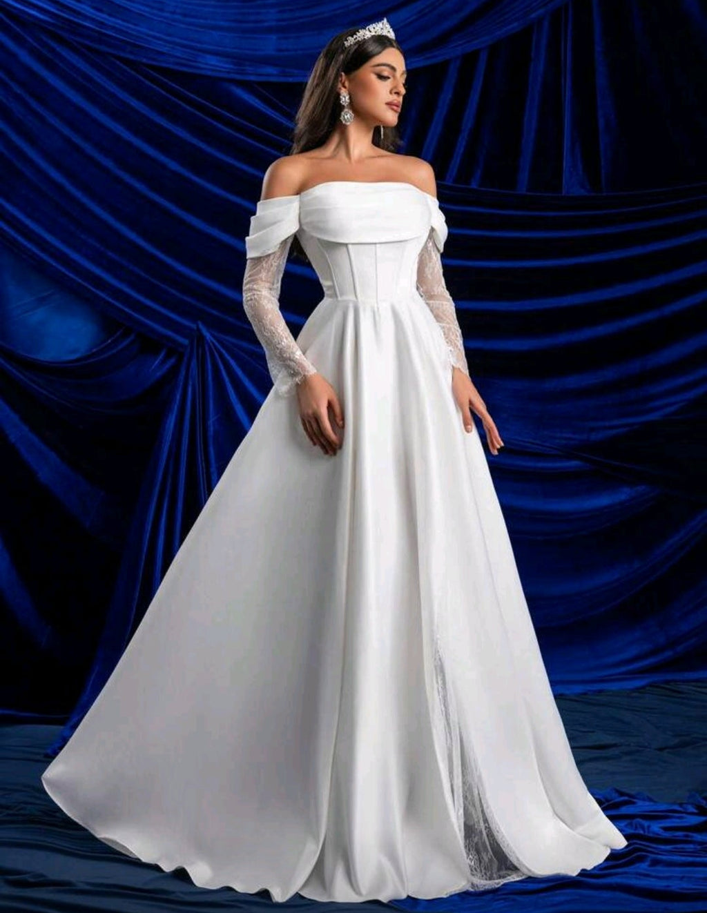 Vestido de Novia "Realeza Moderna" con Corpiño Estructurado y Encaje