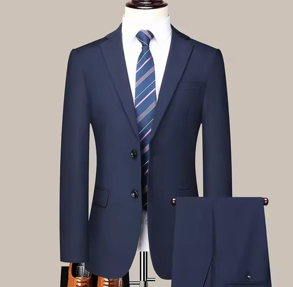 TRAJE AZUL OSCURO 2 PIEZAS