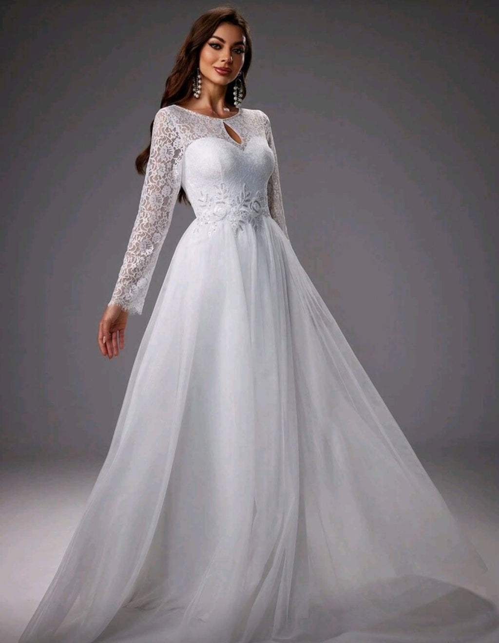 Vestido de Novia "Elegancia Atemporal" - Encaje y Tul