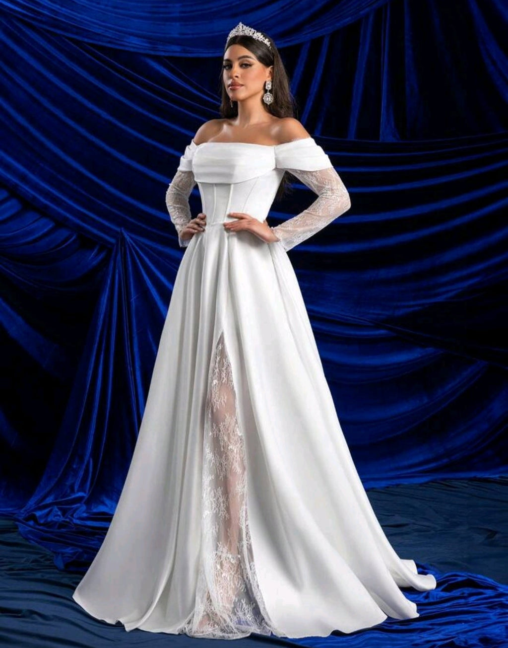 Vestido de Novia "Realeza Moderna" con Corpiño Estructurado y Encaje