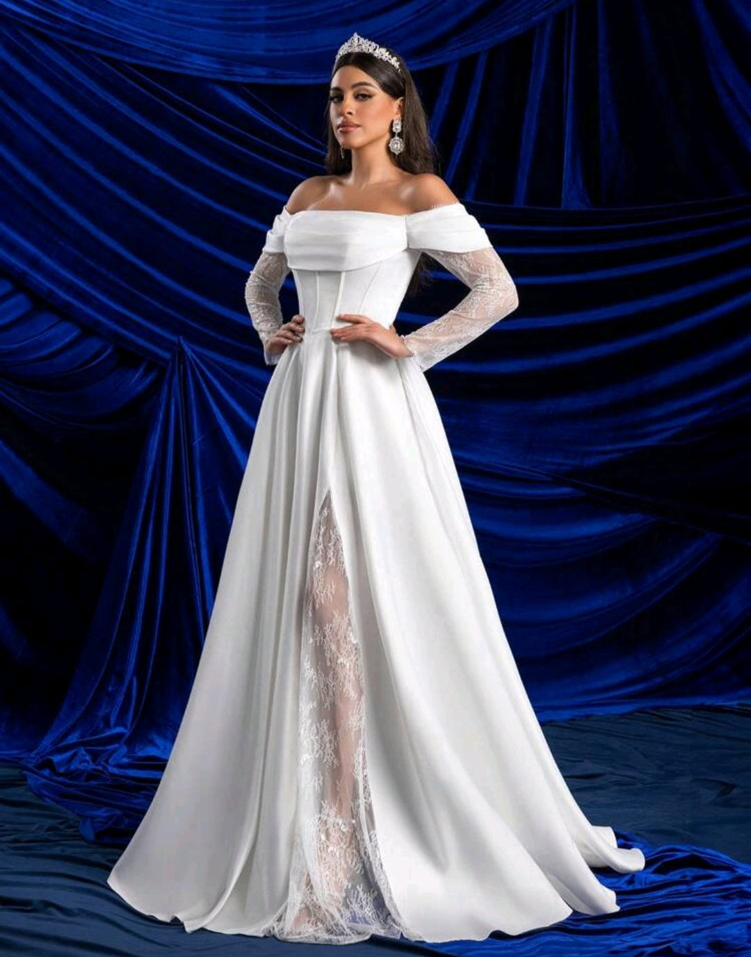 Vestido de Novia "Realeza Moderna" con Corpiño Estructurado y Encaje