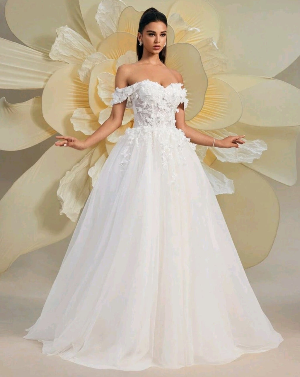 Vestido Gala: Romance Floral & Tul