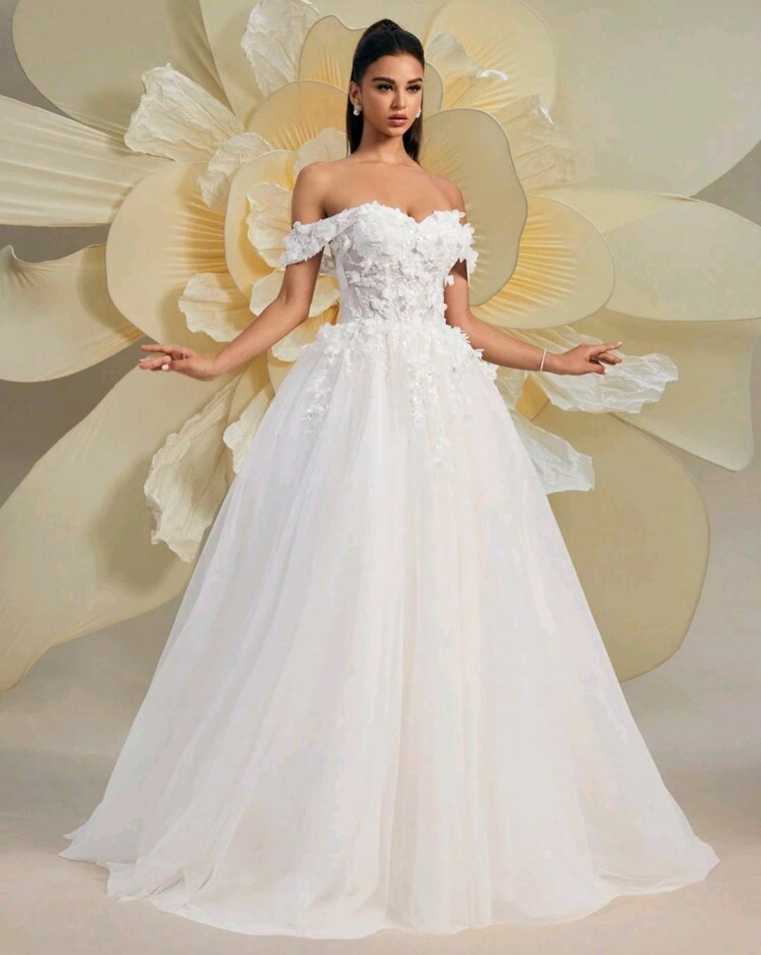 Vestido Gala: Romance Floral & Tul