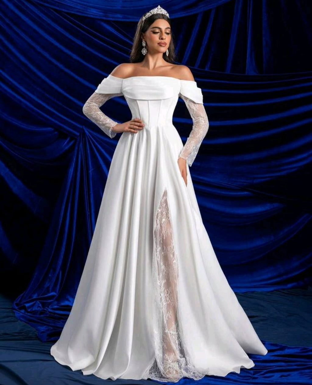 Vestido de Novia "Realeza Moderna" con Corpiño Estructurado y Encaje
