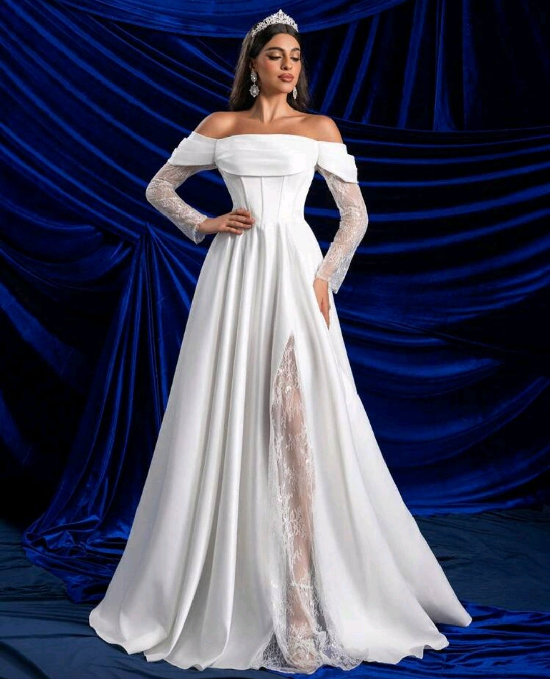 Vestido de Novia "Realeza Moderna" con Corpiño Estructurado y Encaje