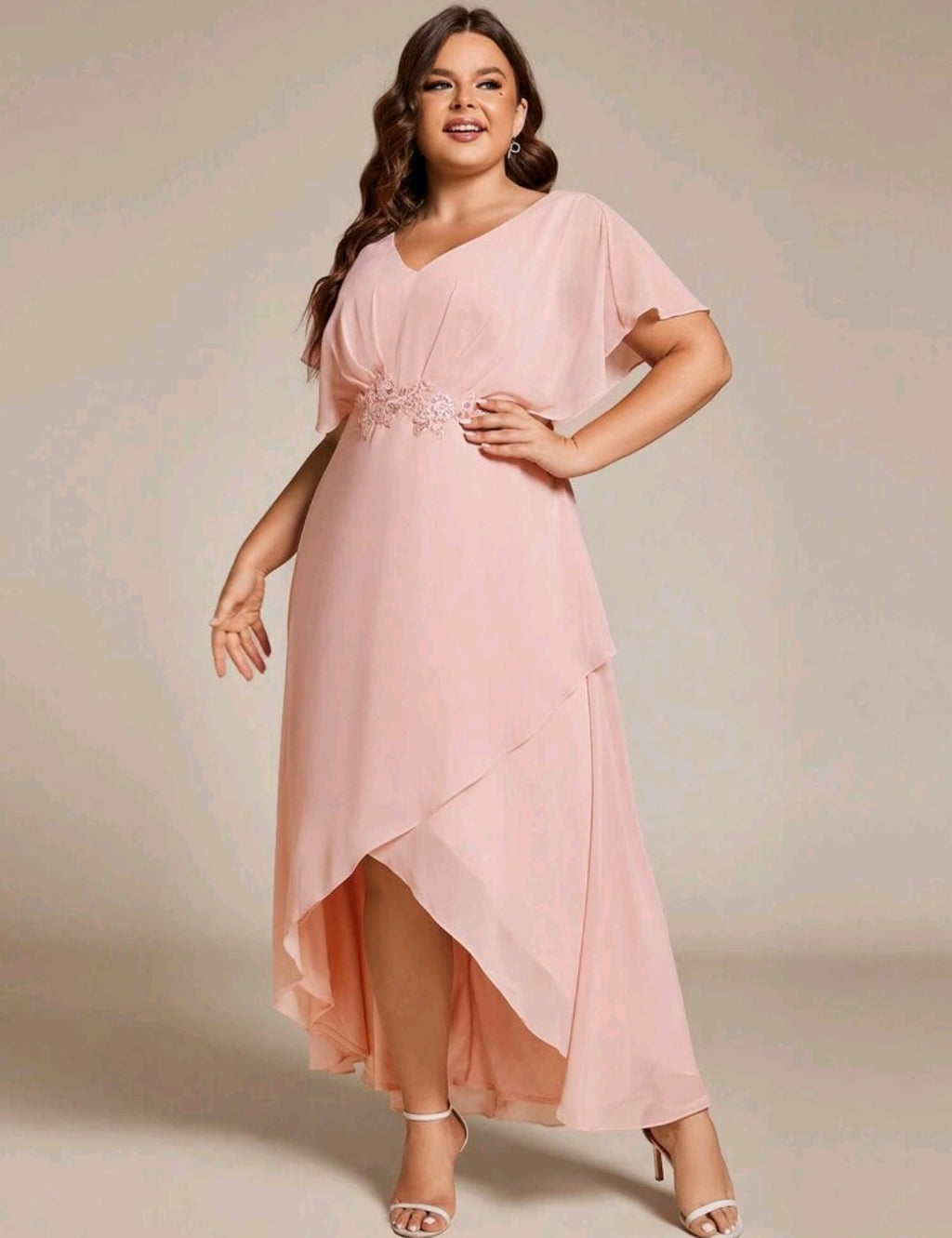 Vestido palo rosa formal