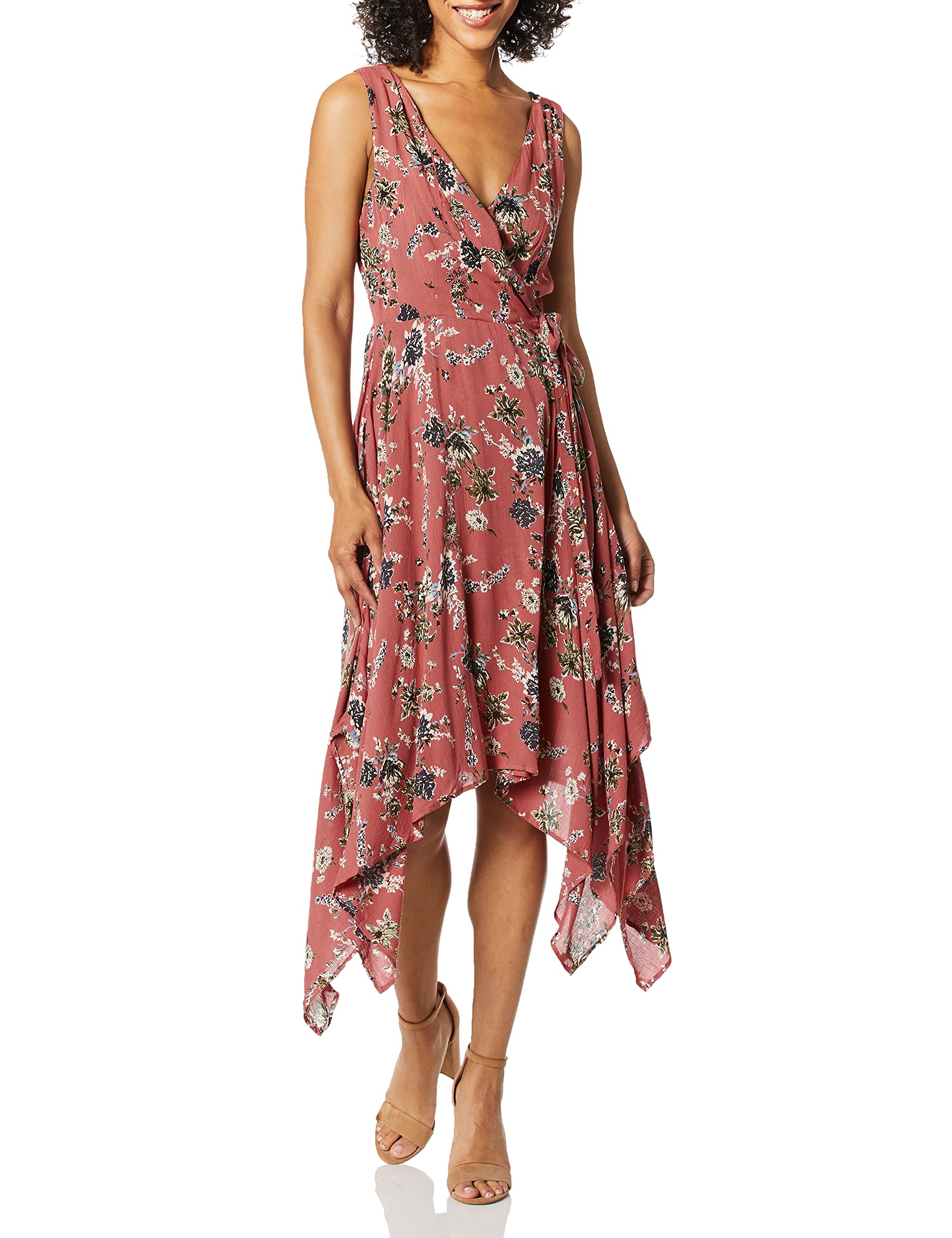 Vestido casual escote V