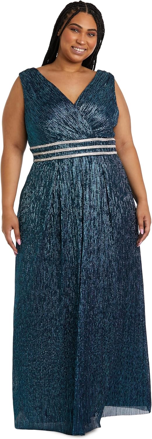 Vestido turquesa tornasol