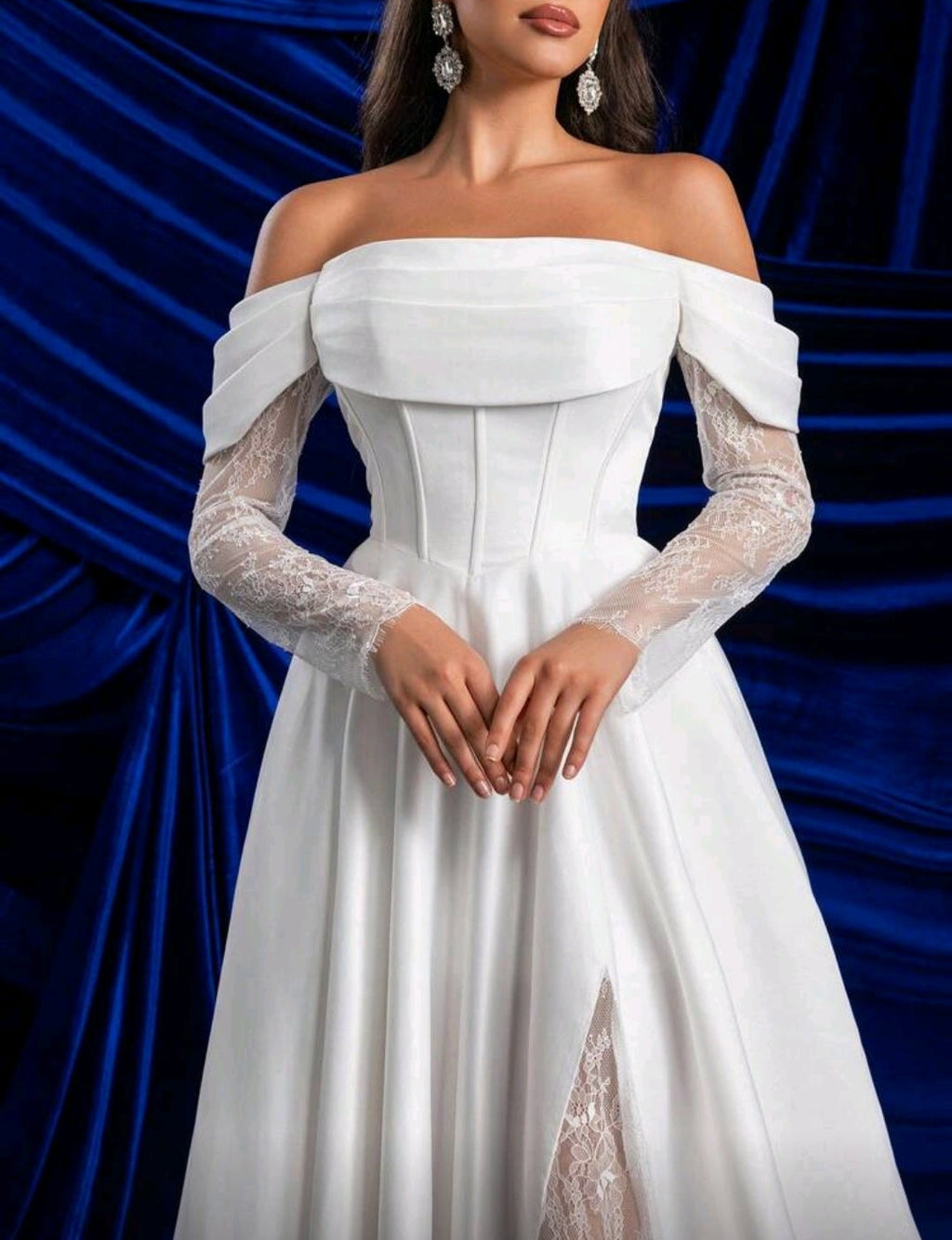 Vestido de Novia "Realeza Moderna" con Corpiño Estructurado y Encaje