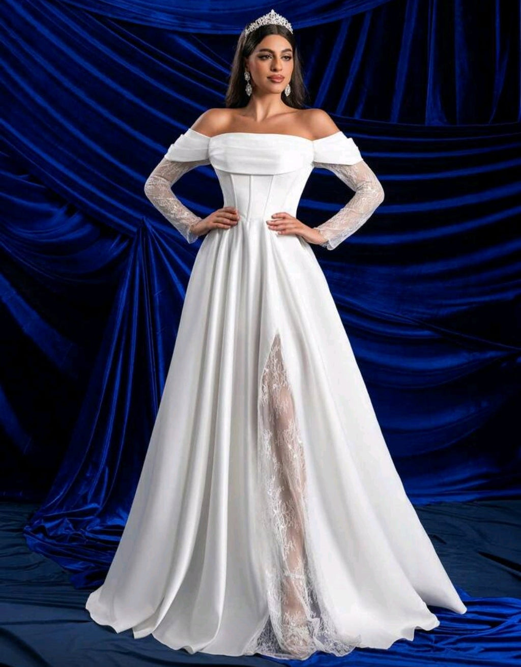 Vestido de Novia "Realeza Moderna" con Corpiño Estructurado y Encaje