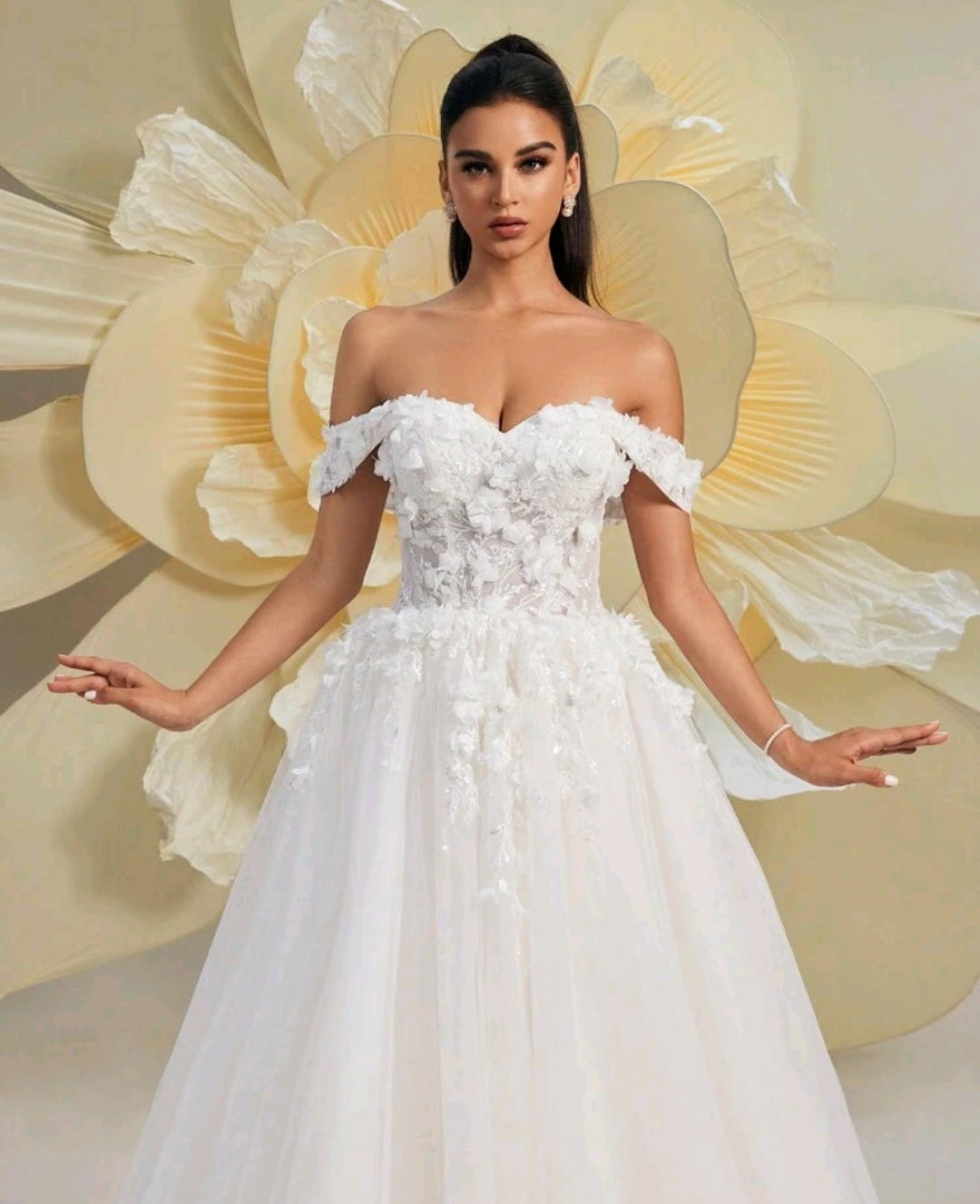 Vestido Gala: Romance Floral & Tul