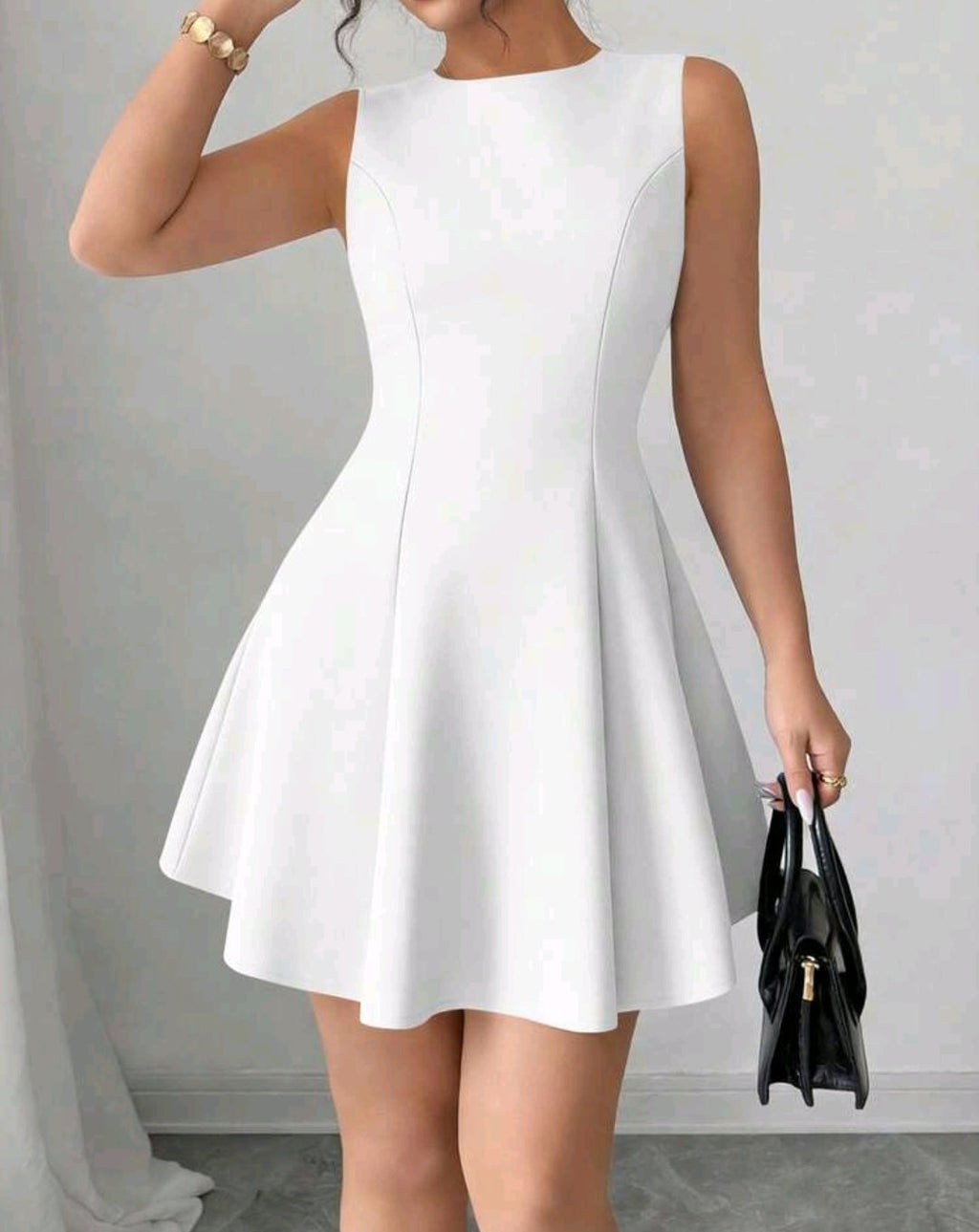 Vestido blanco formal mini